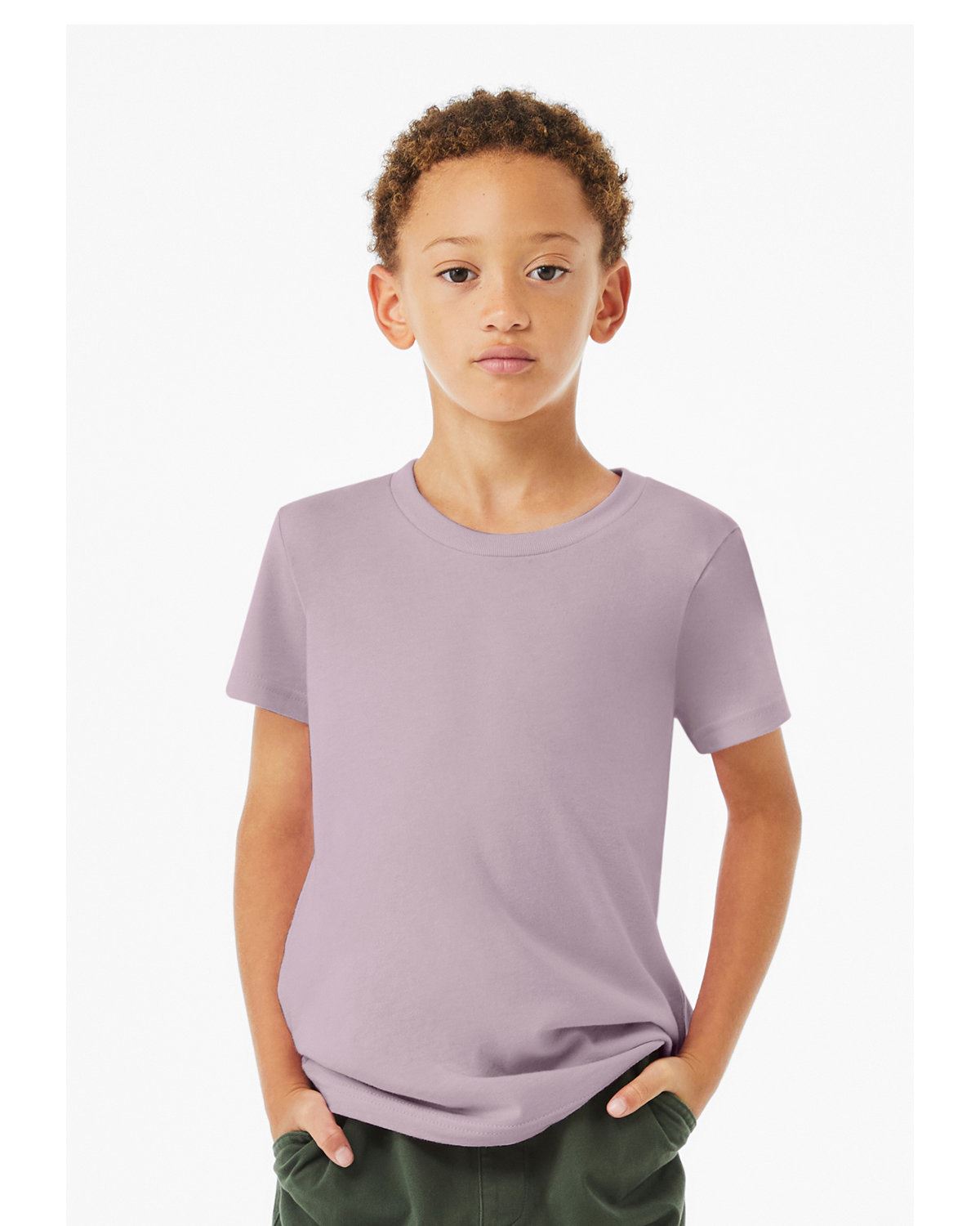 Bella + Canvas Youth Jersey Short-Sleeves Cotton T-Shirt 3001Y - Picture 17 of 41