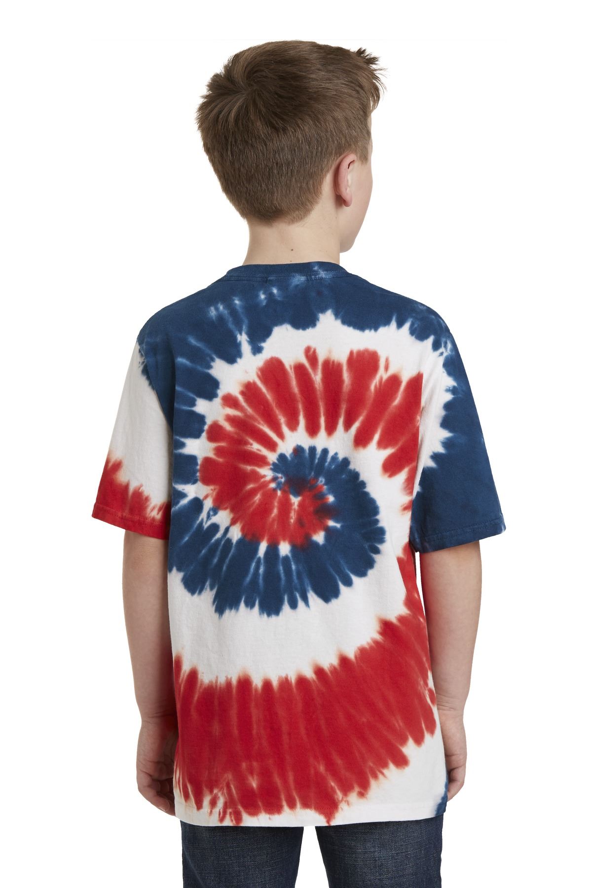 Port & Company Youth Short Sleeve 100% Cotton Tie-Dye T-Shirt PC147Y - Picture 41 of 43