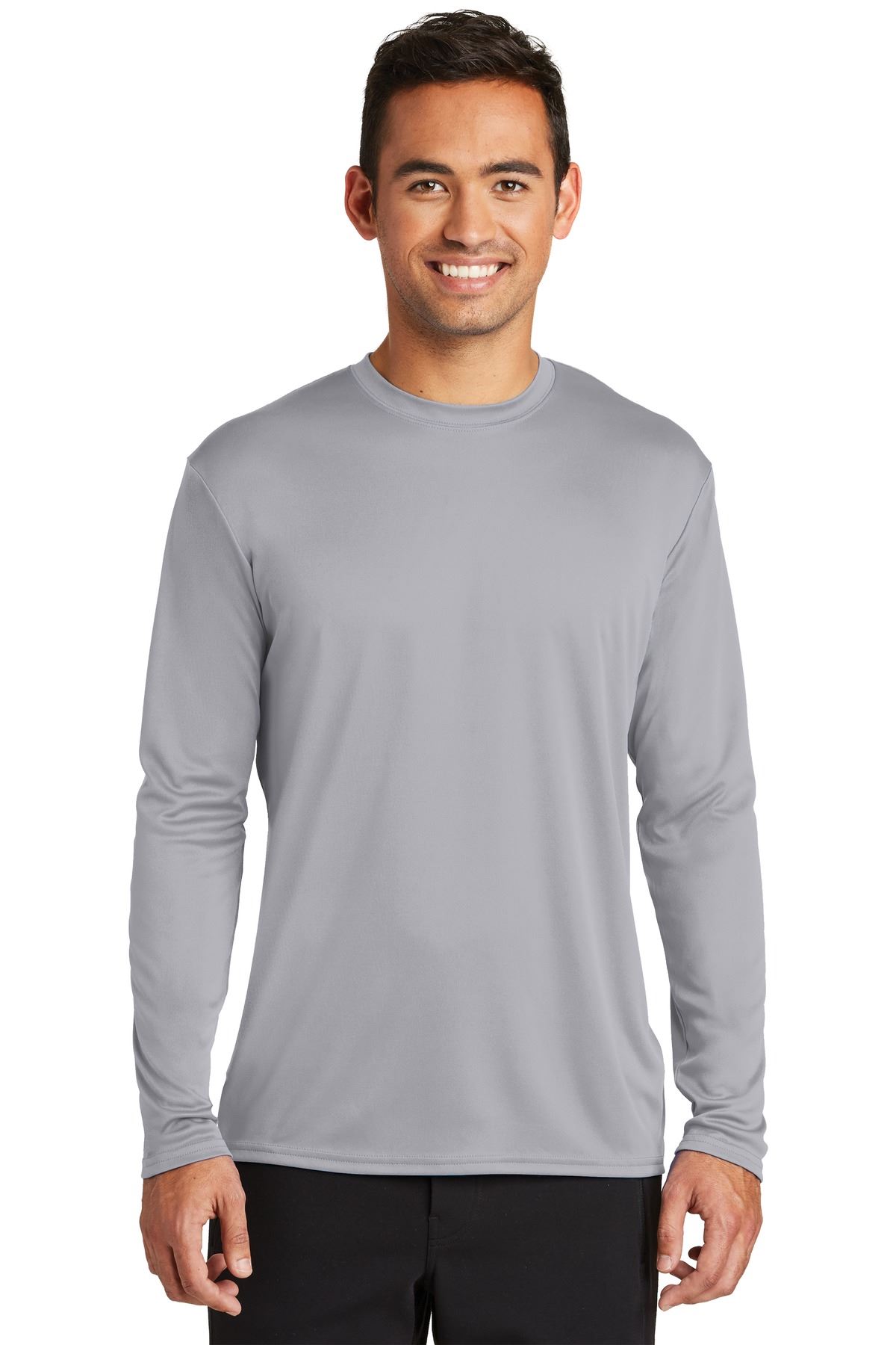 Port & Company Mens Dri-Fit Long Sleeve Workout UPF50 Protection T-Shirt PC380LS - Picture 18 of 21