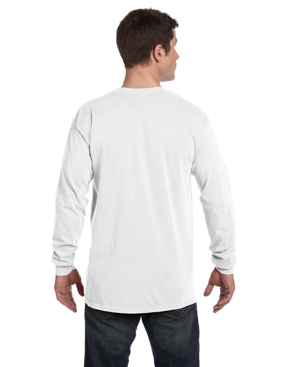 Comfort Colors Mens T-Shirt Long Sleeve Garment Dyed Preshrunk Tee C6014 - Picture 69 of 70