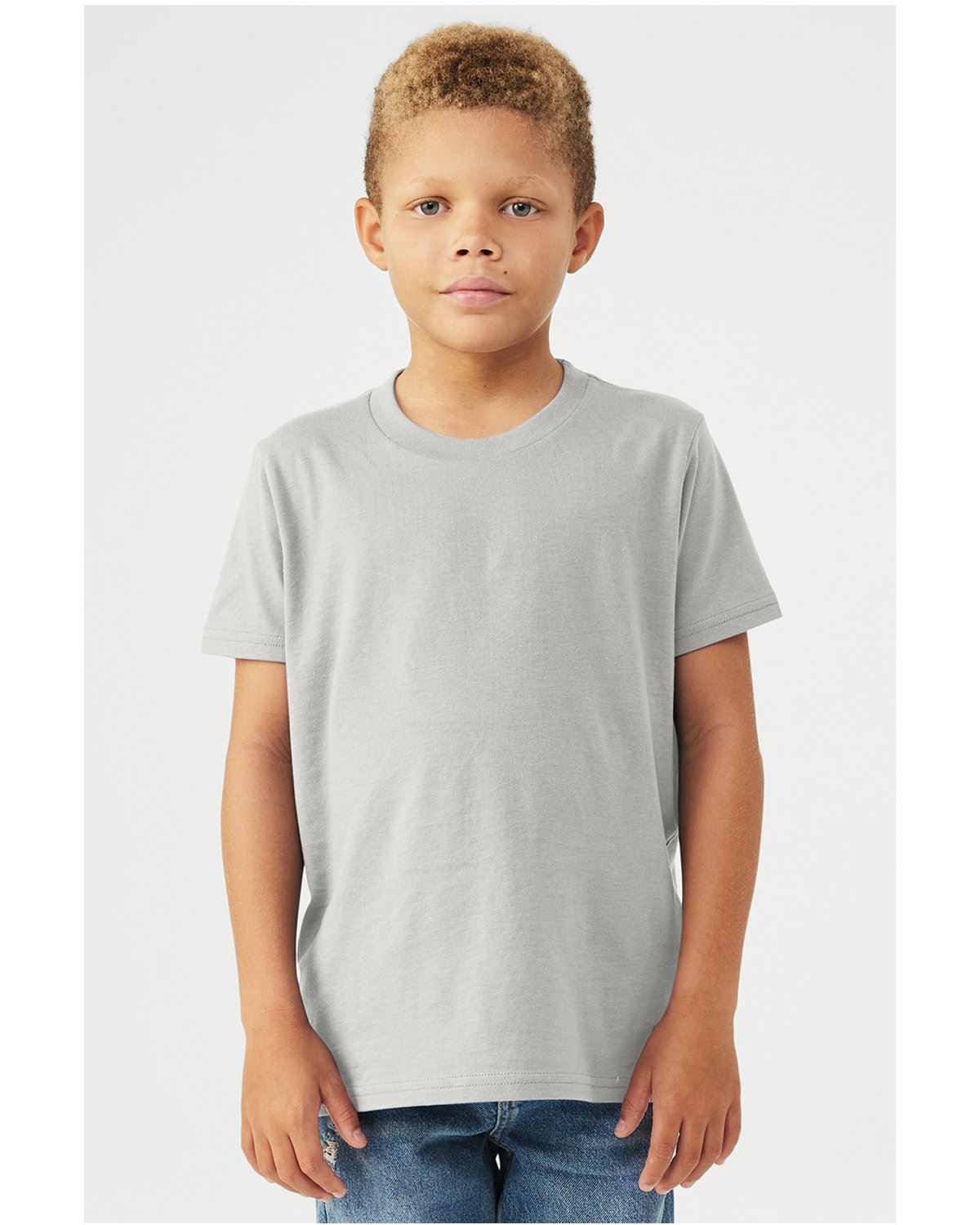 Bella + Canvas Youth Jersey Short-Sleeves Cotton T-Shirt 3001Y - Picture 29 of 41