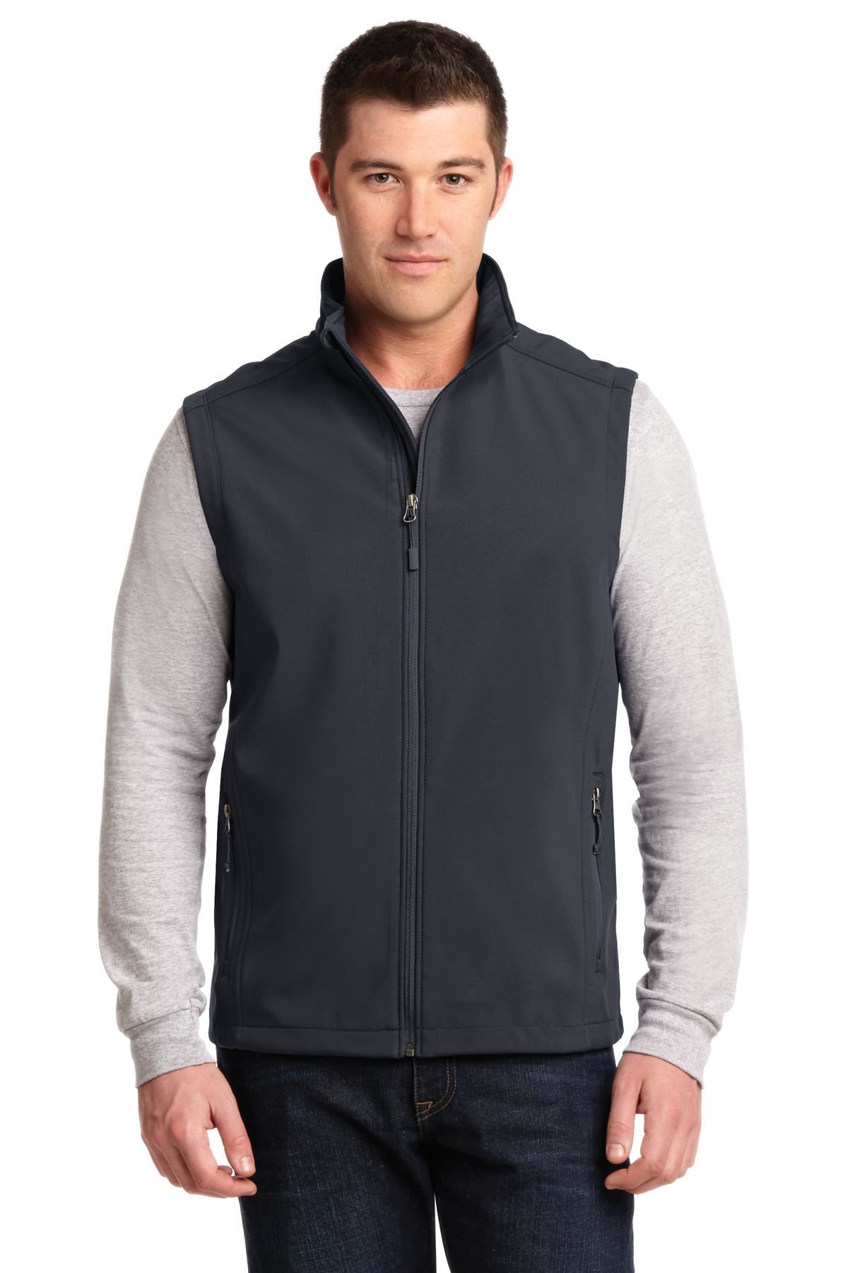 Port Authority Mens Core Soft Shell Water Resistant Vest J325 - Picture 3 of 8