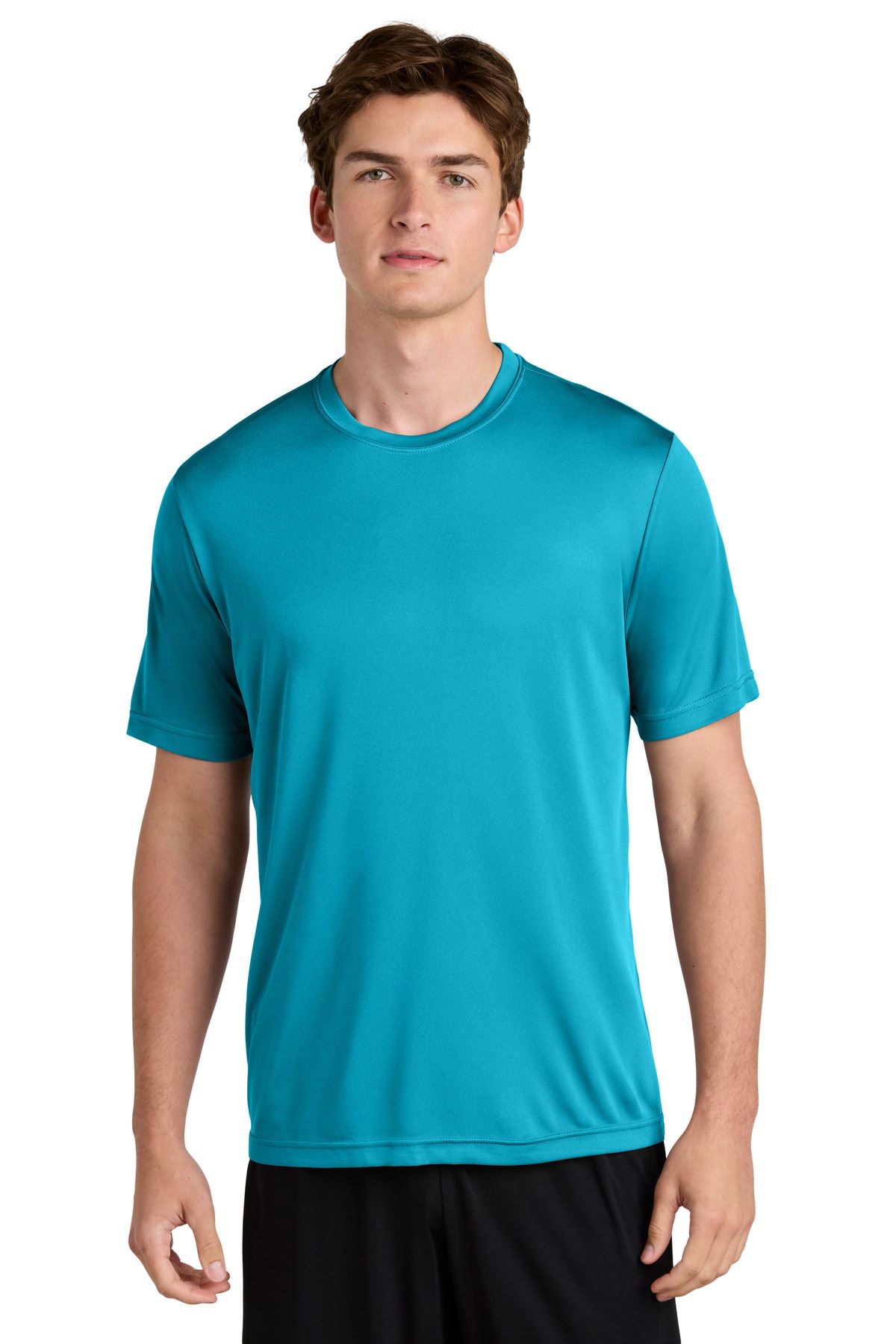 Sport-Tek Mens Short Sleeve Dri-Fit PosiCharge Gym Workout T-Shirt ST350 - Picture 4 of 38
