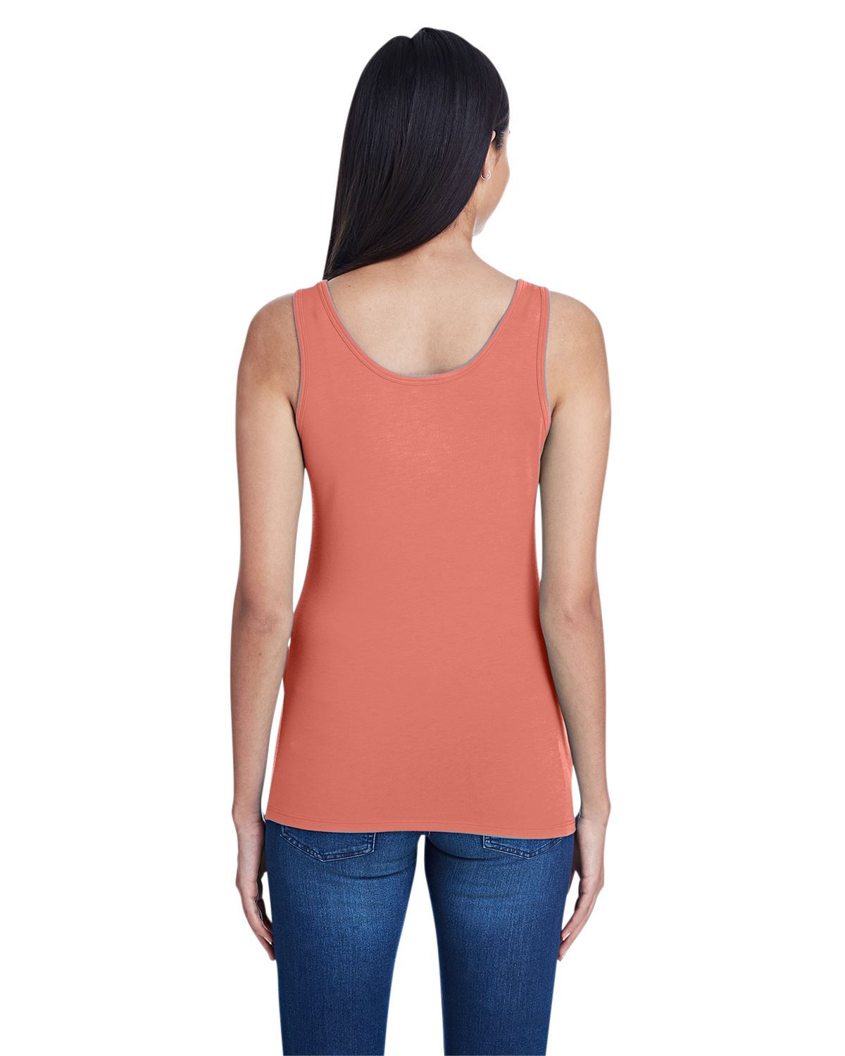 New Anvil Women's Spandex Stretch Tank Top Sleeveless M2420L eBay