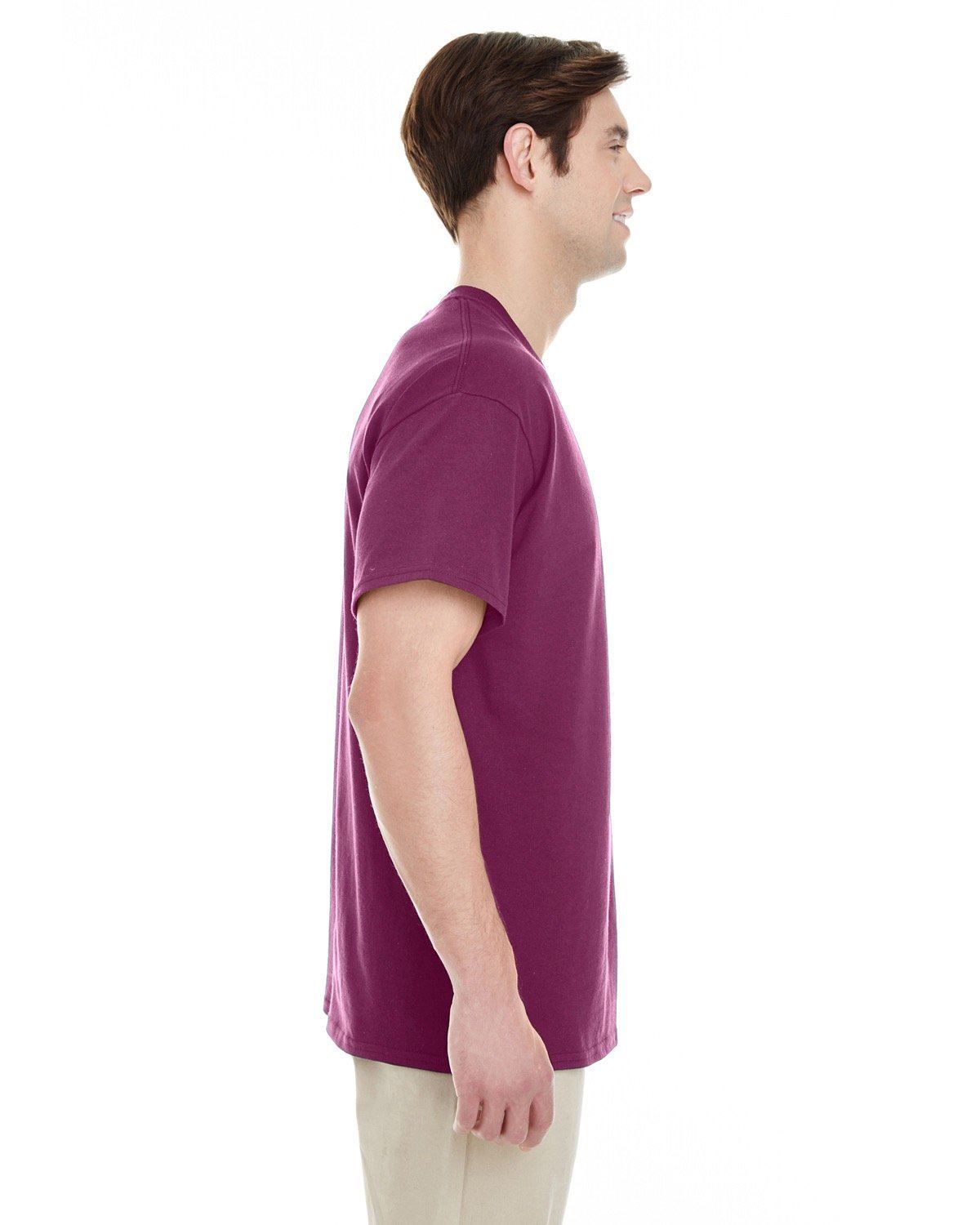 Gildan Mens Heavy Cotton Double Needle Pocket T-Shirt G530 5300 - Picture 17 of 41