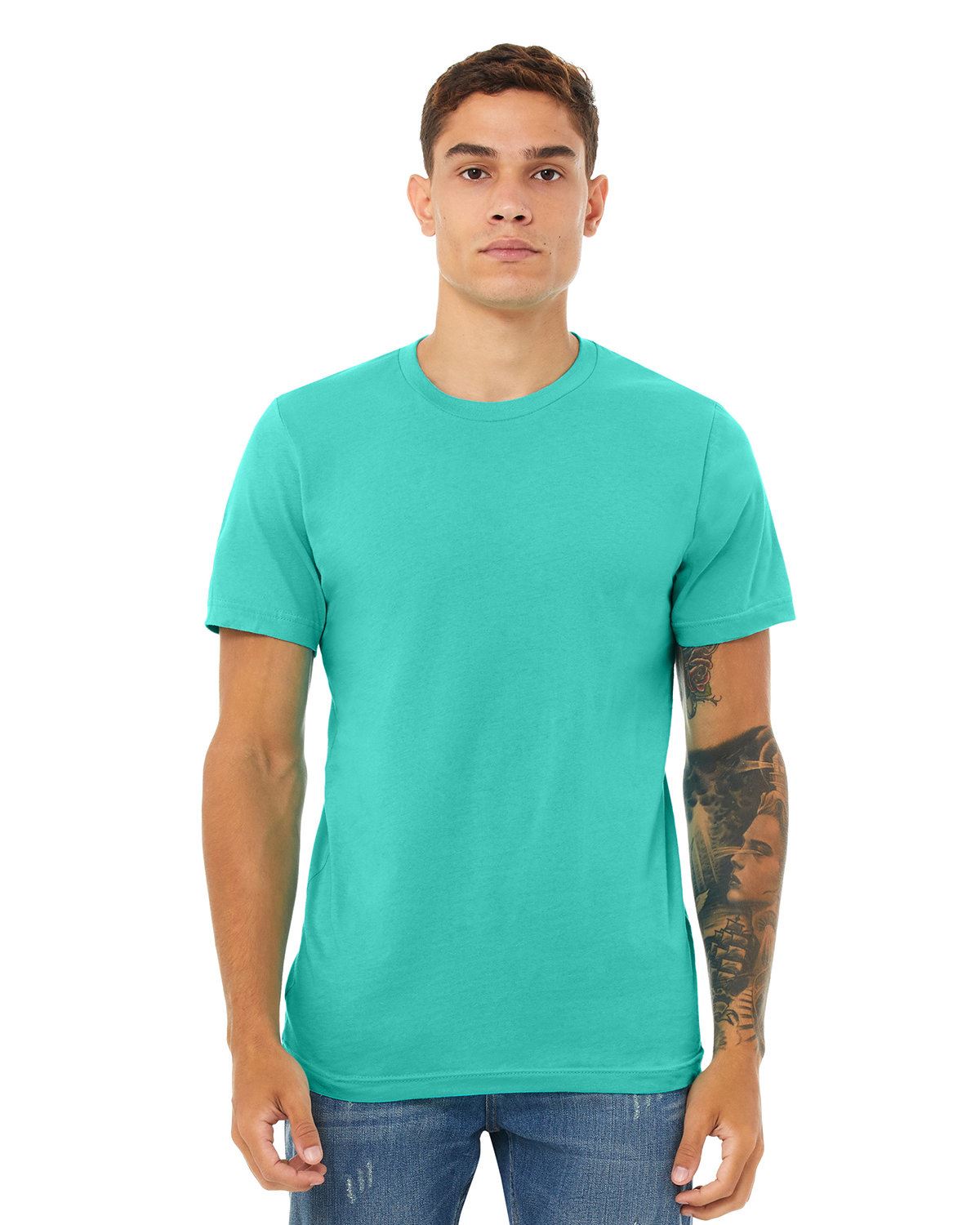 Bella + Canvas Unisex Short-Sleeve Cotton Jersey T-Shirt 3001C - Picture 44 of 51