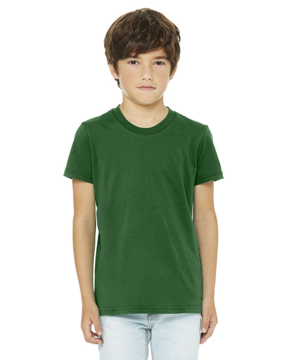 Bella + Canvas Youth Jersey Short-Sleeves Cotton T-Shirt 3001Y - Picture 15 of 41
