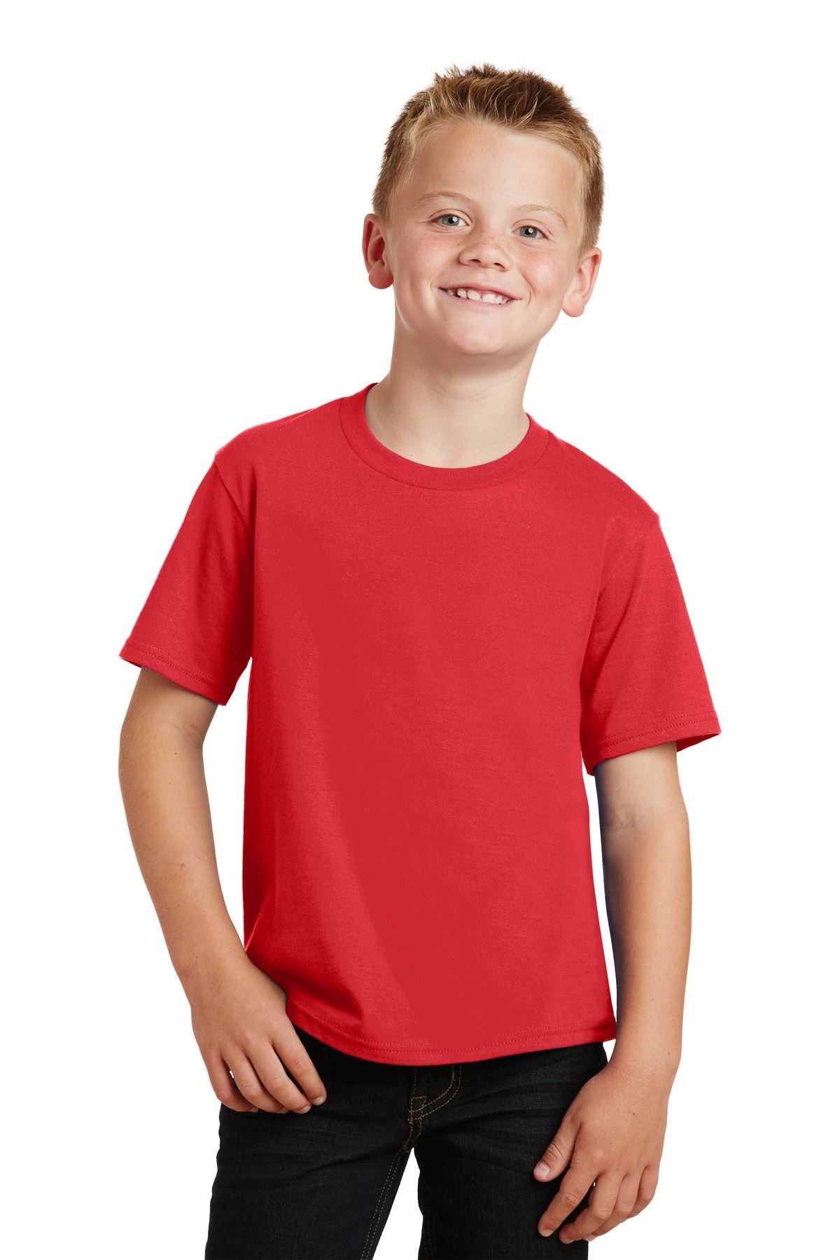 Port & Company Youth Short Sleeve Fan Favorite Crew Neck T-Shirt PC450Y - Picture 12 of 51
