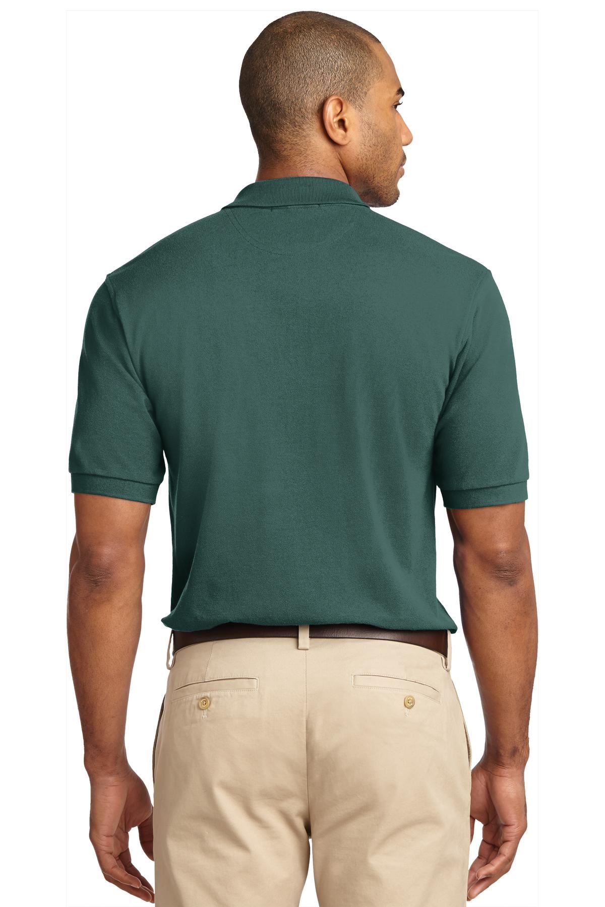 Port Authority Mens Short Sleeve Heavyweight Cotton Pique Polo Shirt K420 - Picture 11 of 42
