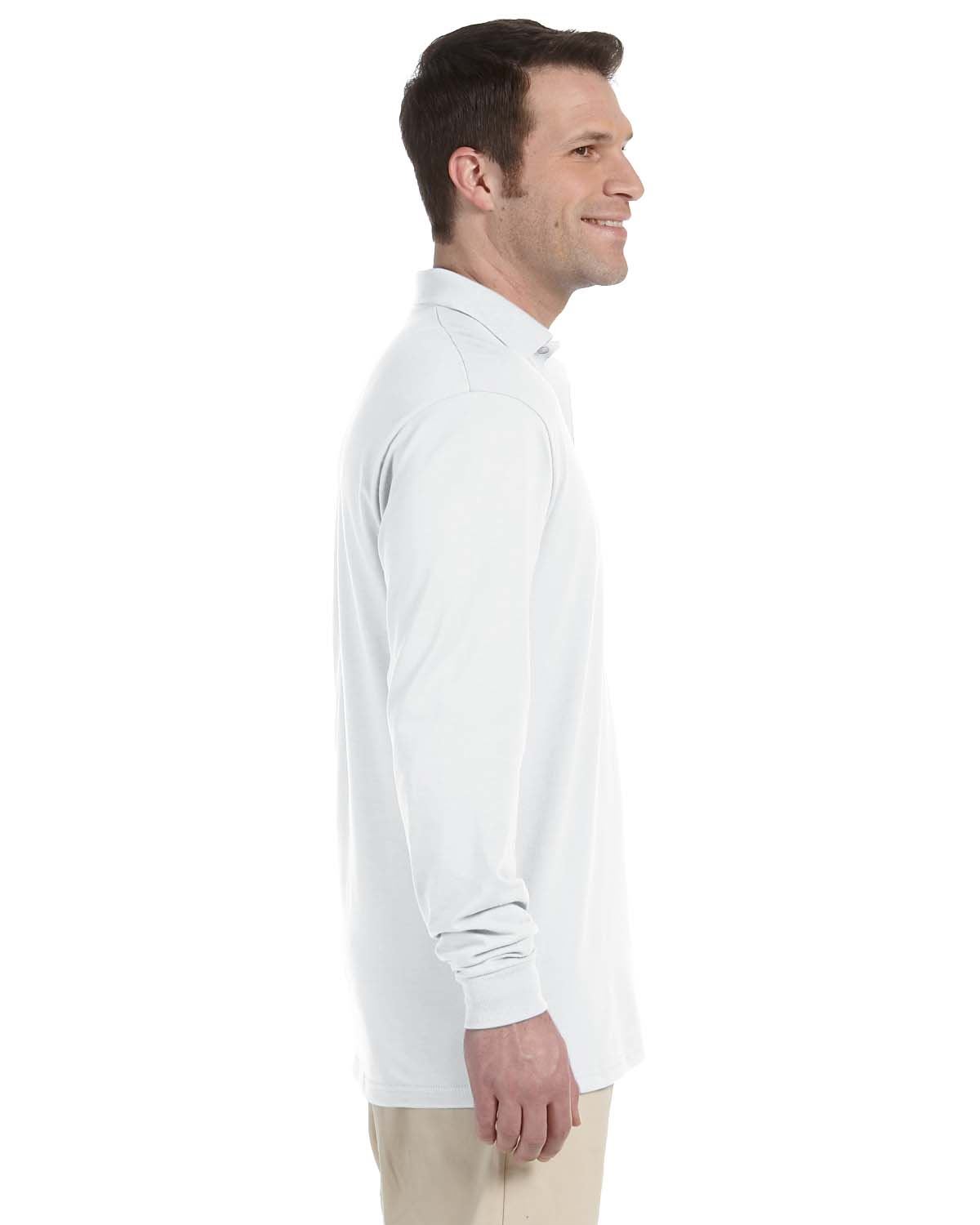 Jerzees Mens Spotshield Long Sleeve Jersey Polo Shirt 437ML - Picture 22 of 22