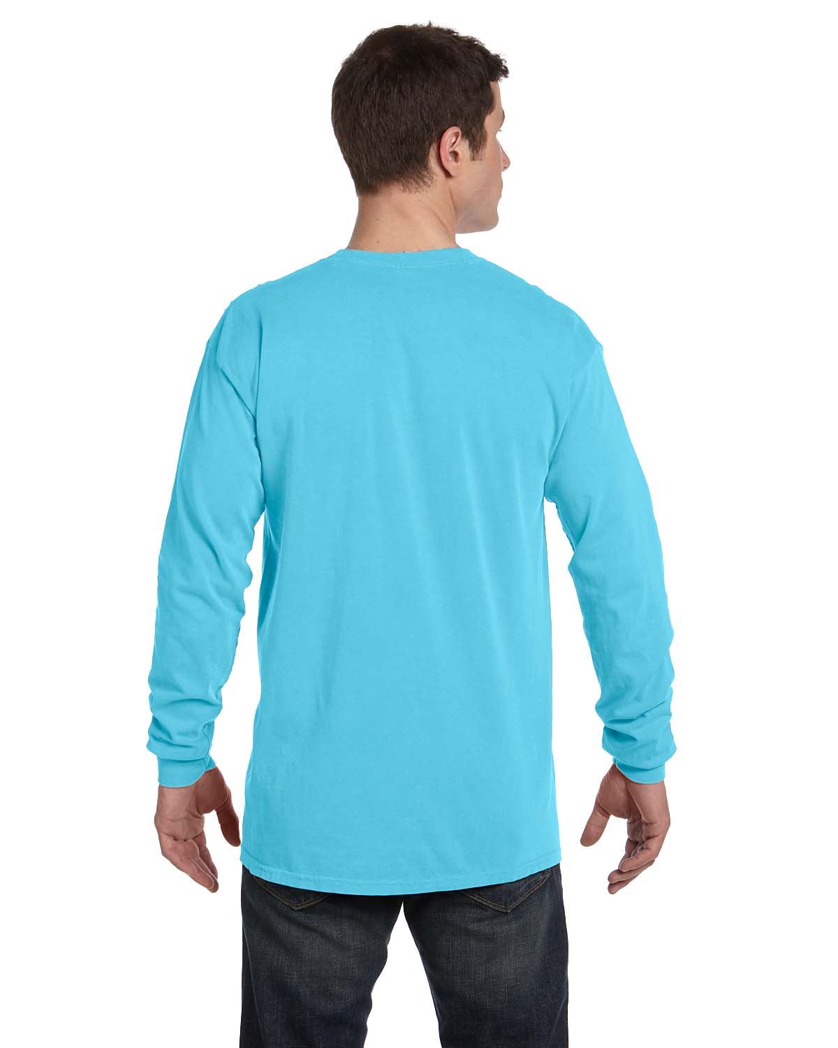 Comfort Colors Mens T-Shirt Long Sleeve Garment Dyed Preshrunk Tee C6014 - Picture 40 of 70