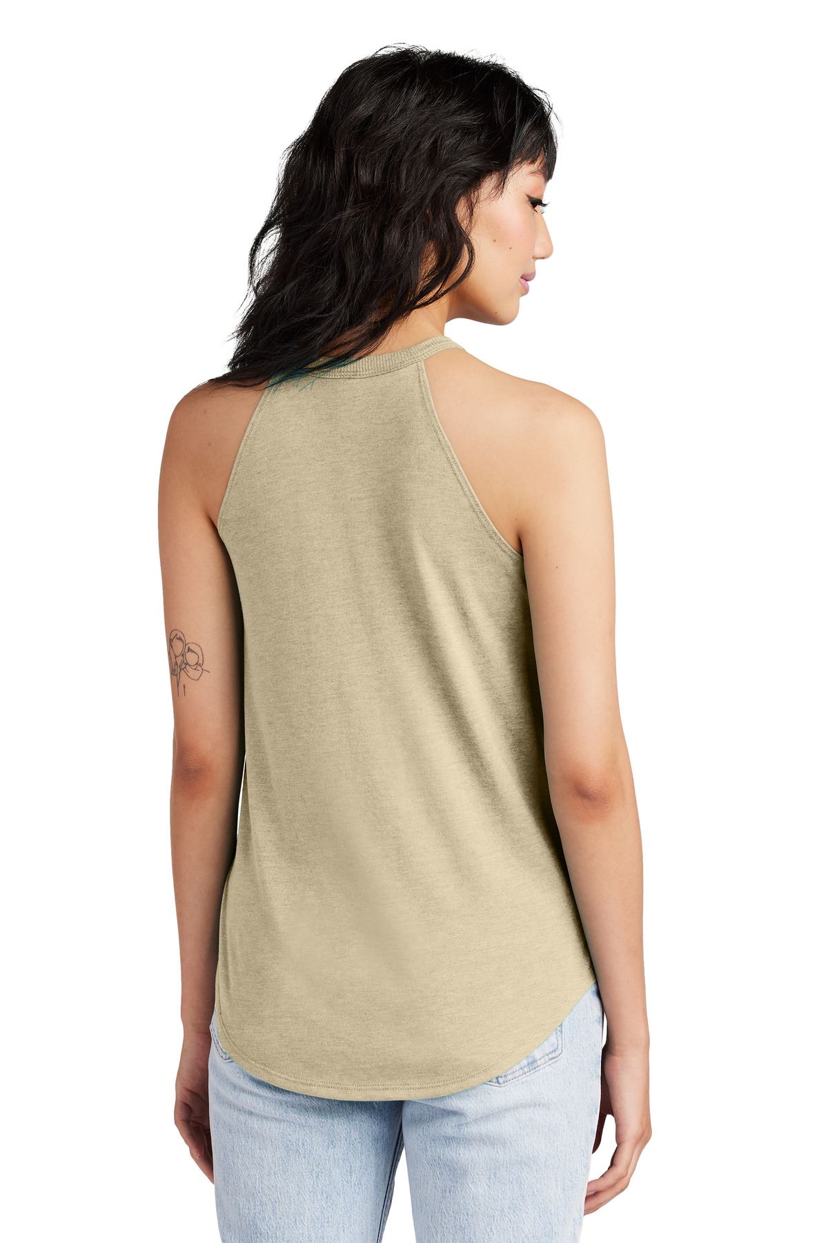 District Made Womens Sleeveless Perfect Tri Rocker Stylish Tank Top DT137L - Picture 11 of 21