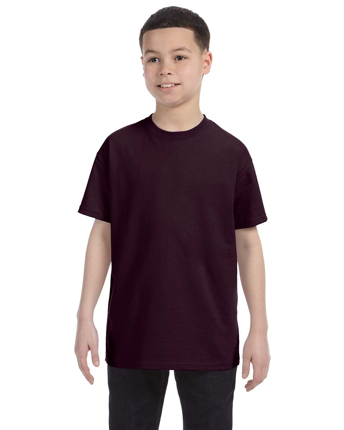Gildan Youth Short Sleeves Heavy Cotton 5.3 oz XS-XL T-Shirt MG500B - Picture 11 of 31