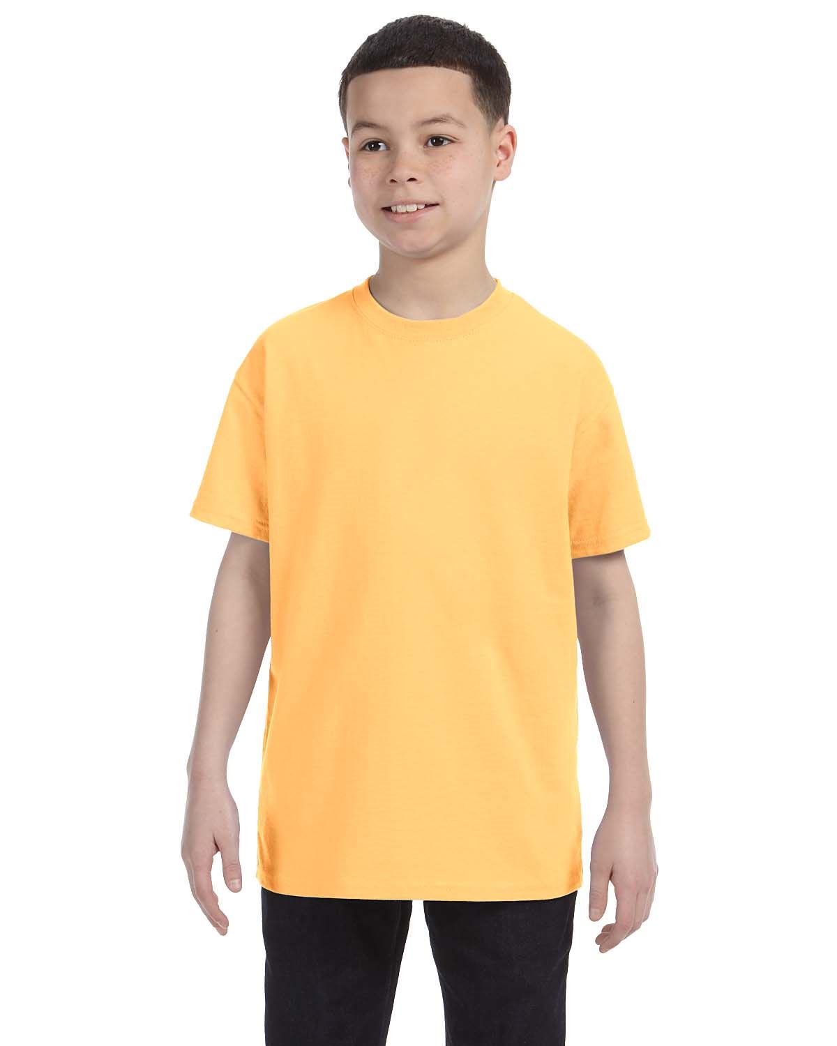Gildan Youth Short Sleeves Heavy Cotton 5.3 oz XS-XL T-Shirt MG500B - Picture 31 of 31