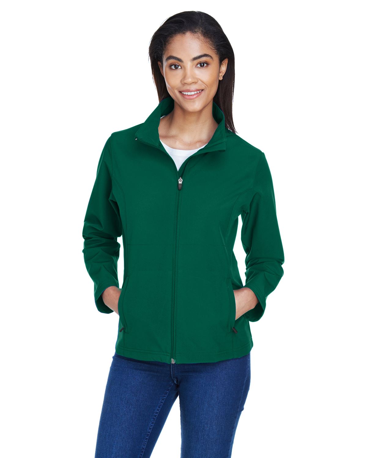 Team 365 Womens Leader Soft Shell Jacket TT80W - Picture 29 of 64