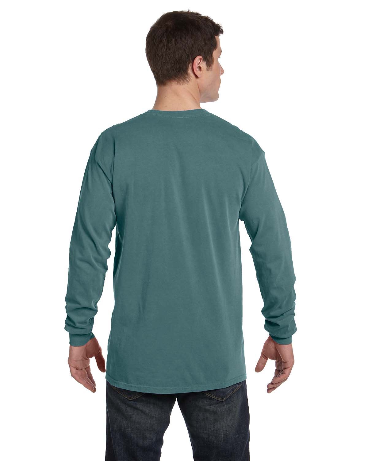 Comfort Colors Mens T-Shirt Long Sleeve Garment Dyed Preshrunk Tee C6014 - Picture 7 of 70
