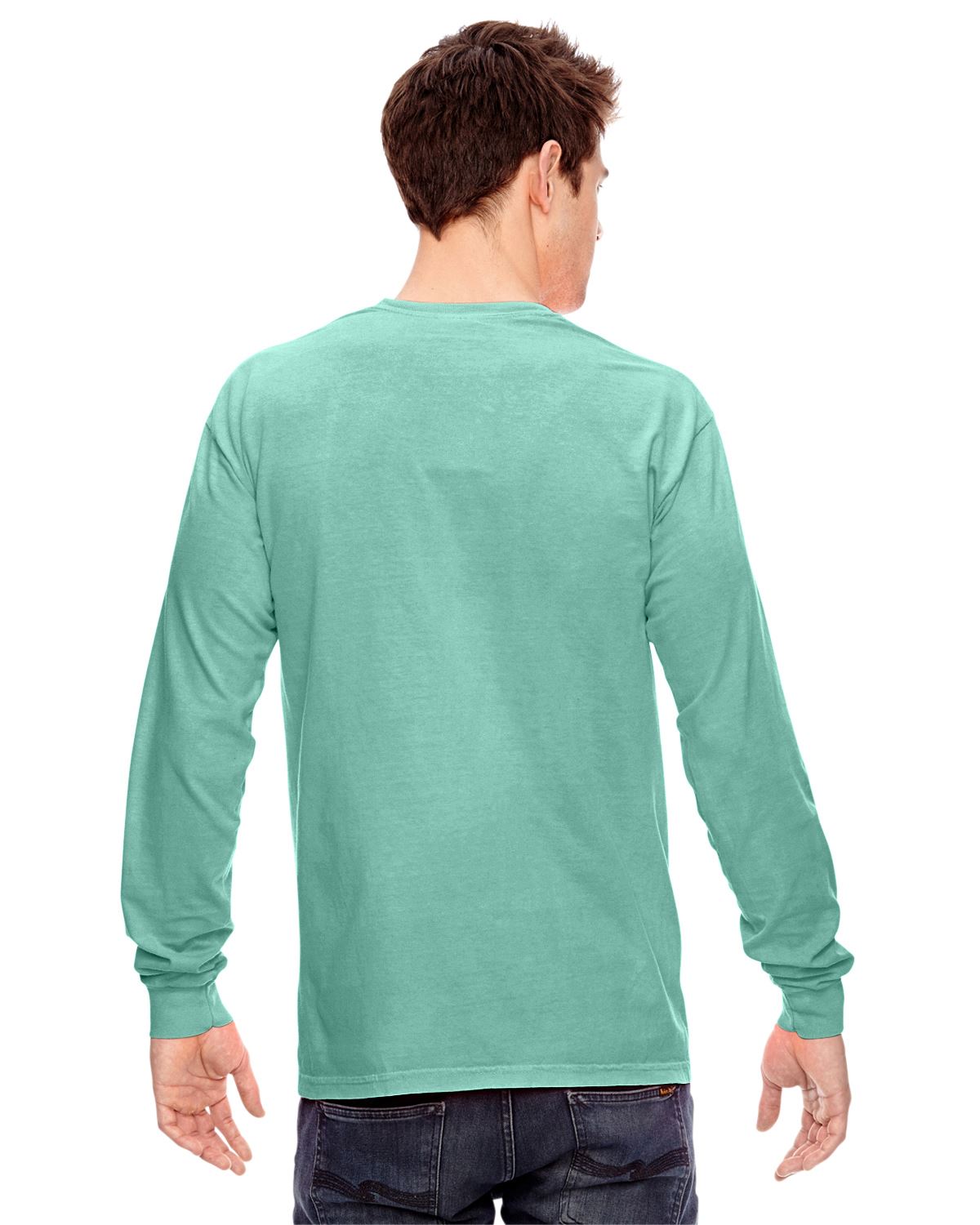 Comfort Colors Mens T-Shirt Long Sleeve Garment Dyed Preshrunk Tee C6014 - Picture 31 of 70