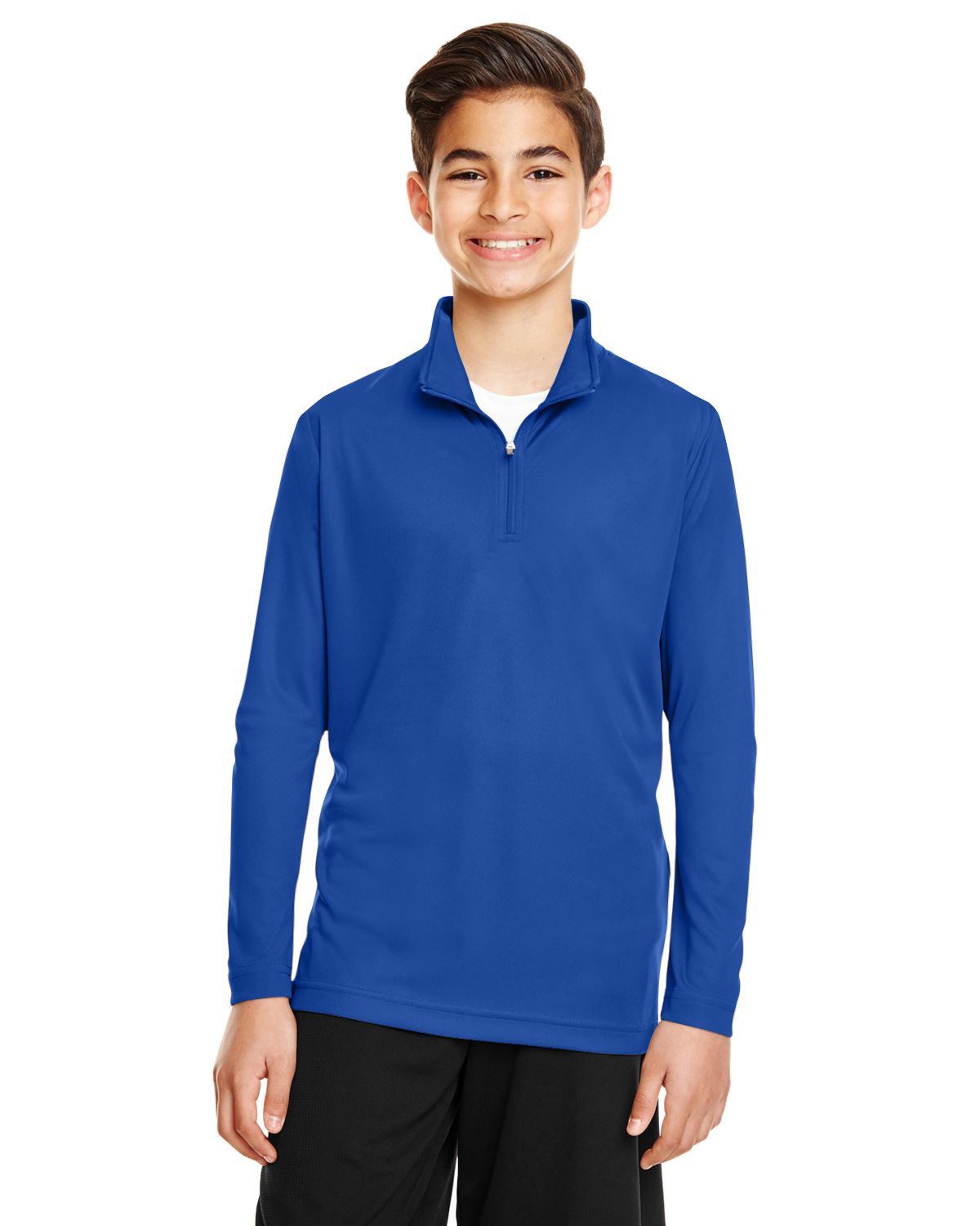 Team 365 Youth Quarter-Zip Zone Performance Jacket TT31Y - Picture 18 of 20