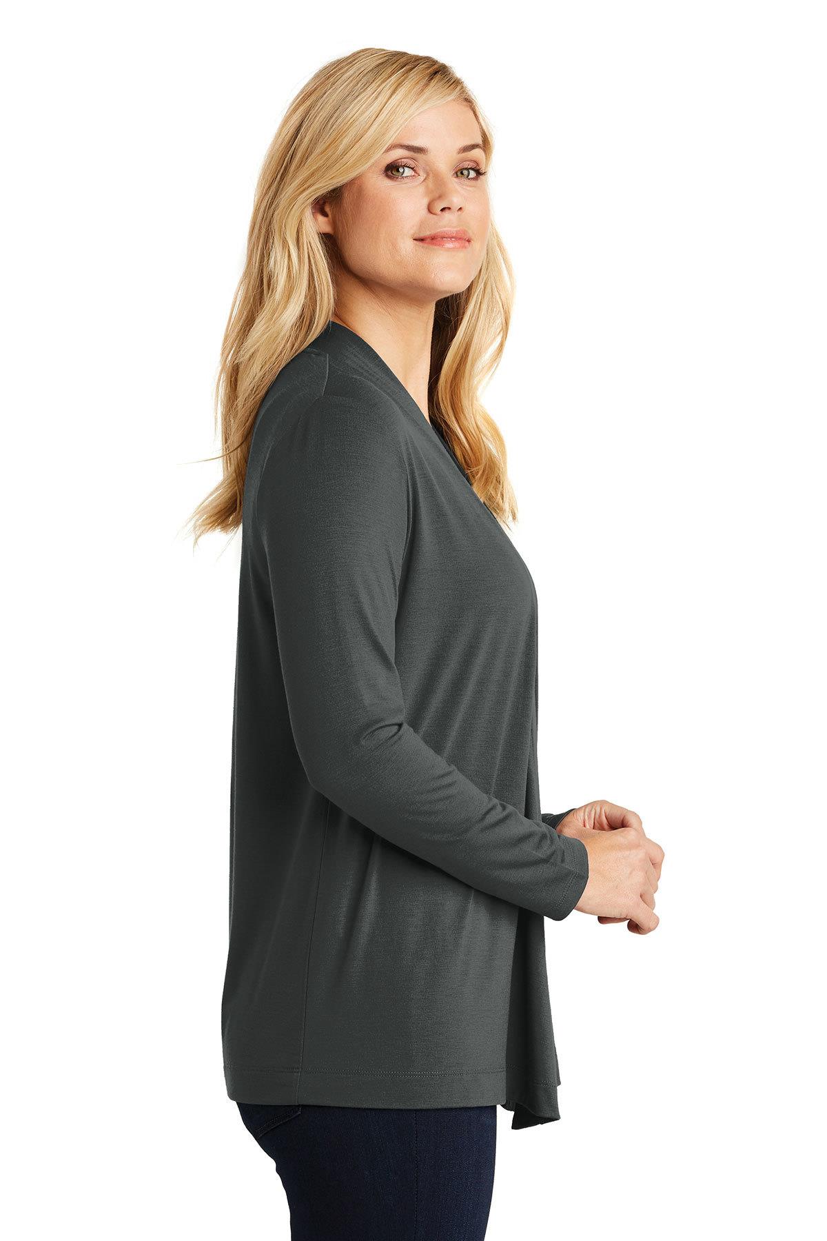 Port Authority Womens Concept Open Shawl Collar Cardigan L5430 - Picture 10 of 11