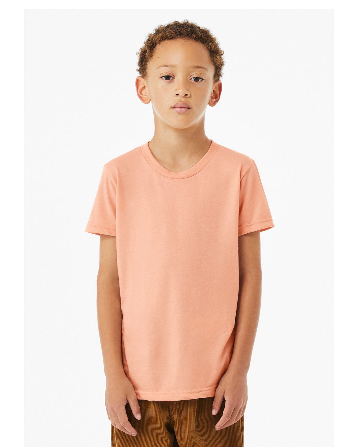 Bella + Canvas Youth Jersey Short-Sleeves Cotton T-Shirt 3001Y - Picture 25 of 41