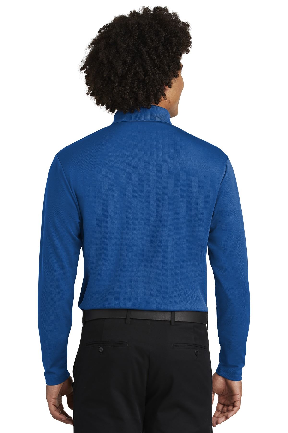 Sport-Tek Mens Long Sleeves Dry Fit  Performance Golf Polo T-Shirt ST640LS - Picture 17 of 19
