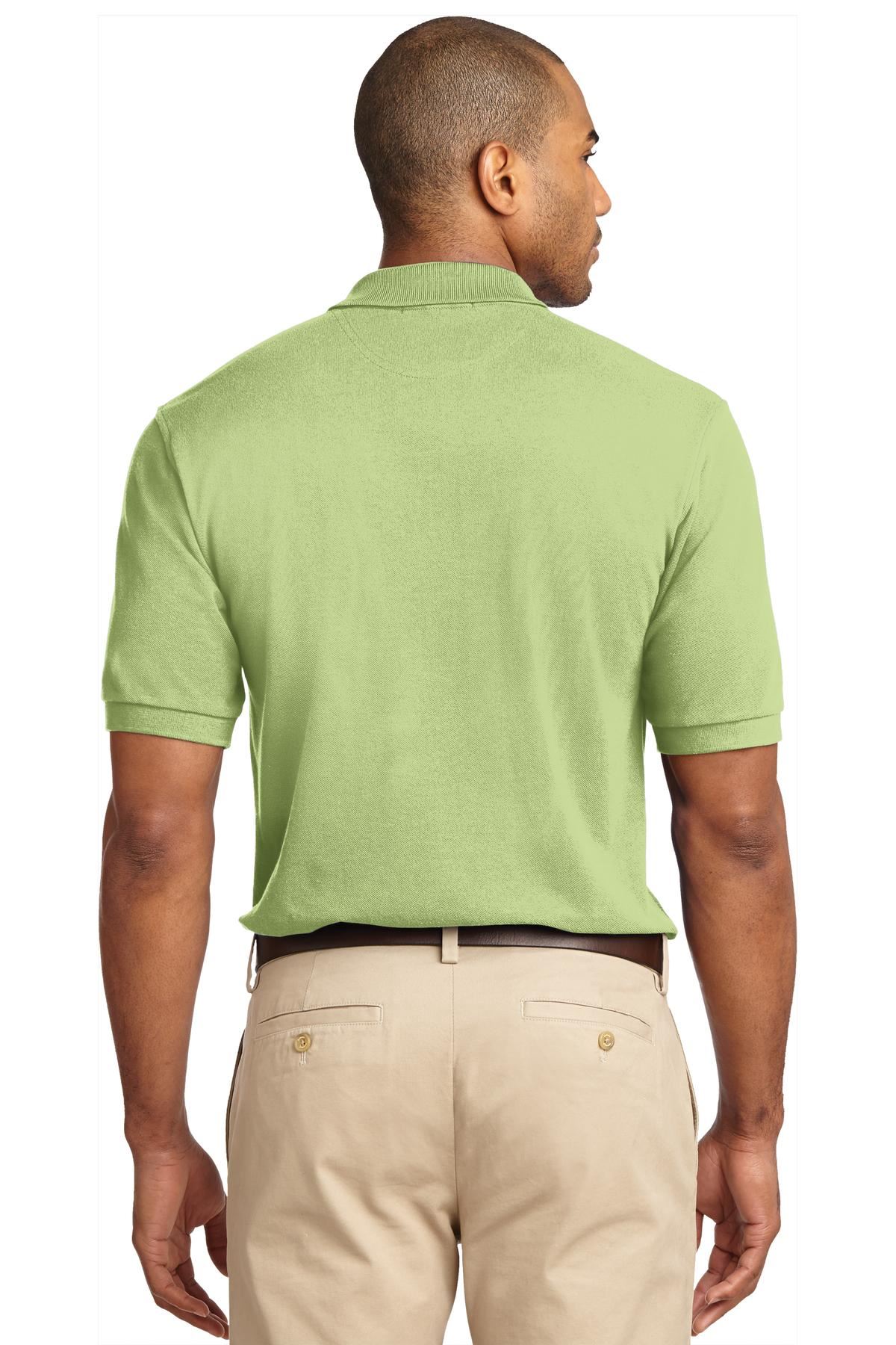 Port Authority Mens Short Sleeve Heavyweight Cotton Pique Polo Shirt K420 - Picture 26 of 42