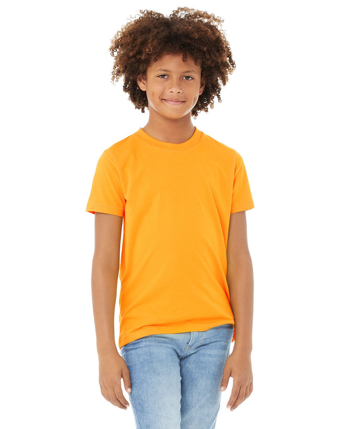 Bella + Canvas Youth Jersey Short-Sleeves Cotton T-Shirt 3001Y - Picture 14 of 41