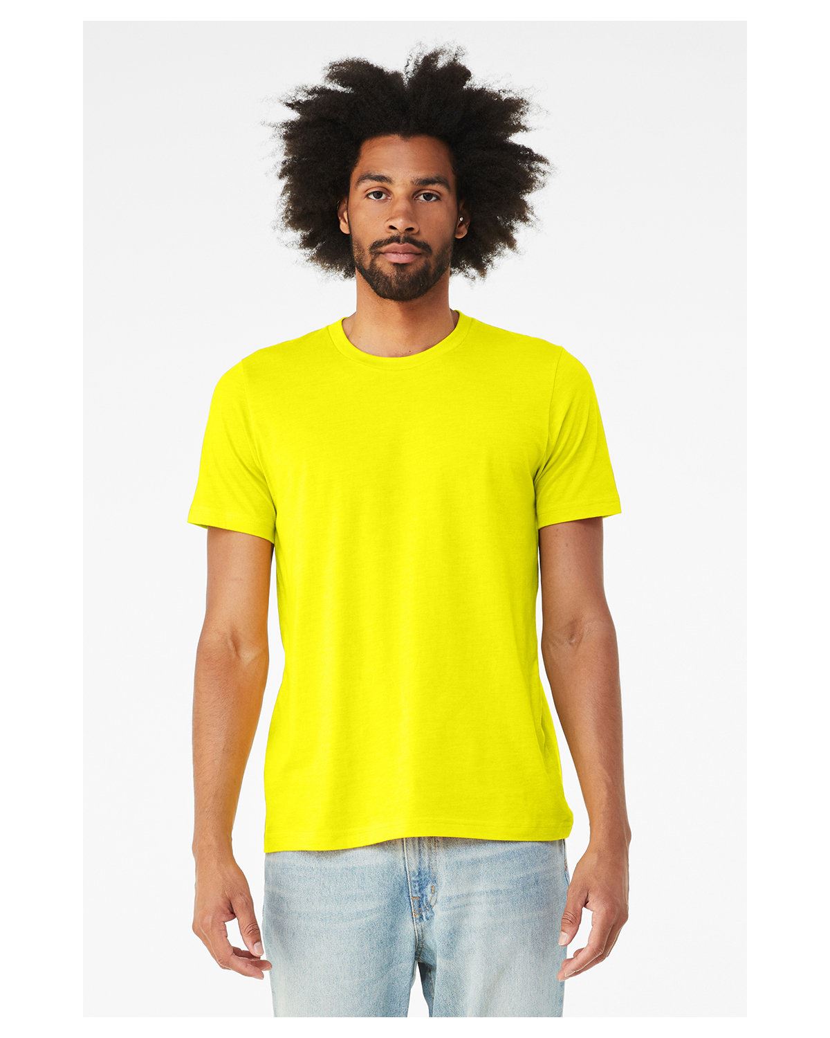 BELLA+CANVAS Unisex Short Sleeve Heather CVC Crew Neck Stylish T-Shirt 3001CVC - Picture 50 of 51