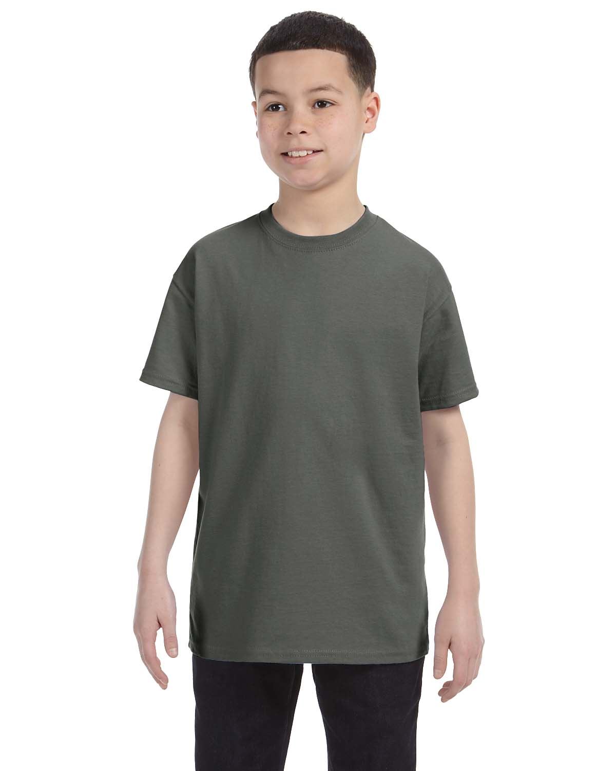 Gildan Youth Short Sleeves Heavy Cotton 5.3 oz XS-XL T-Shirt MG500B - Picture 25 of 31