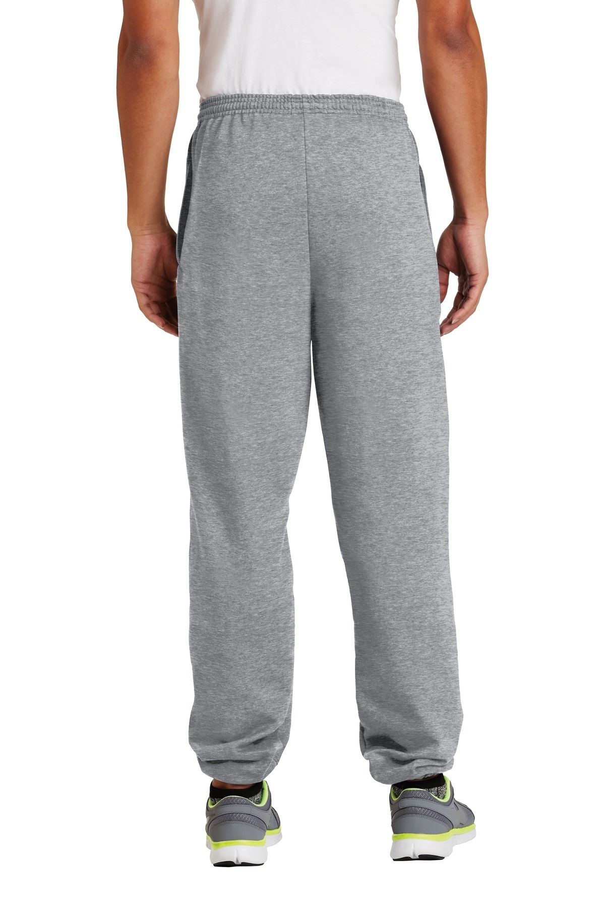 Port & Company 9-ounce, 50/50 cotton/poly Fleece Sweatpant With Pockets PC90P - Picture 4 of 8