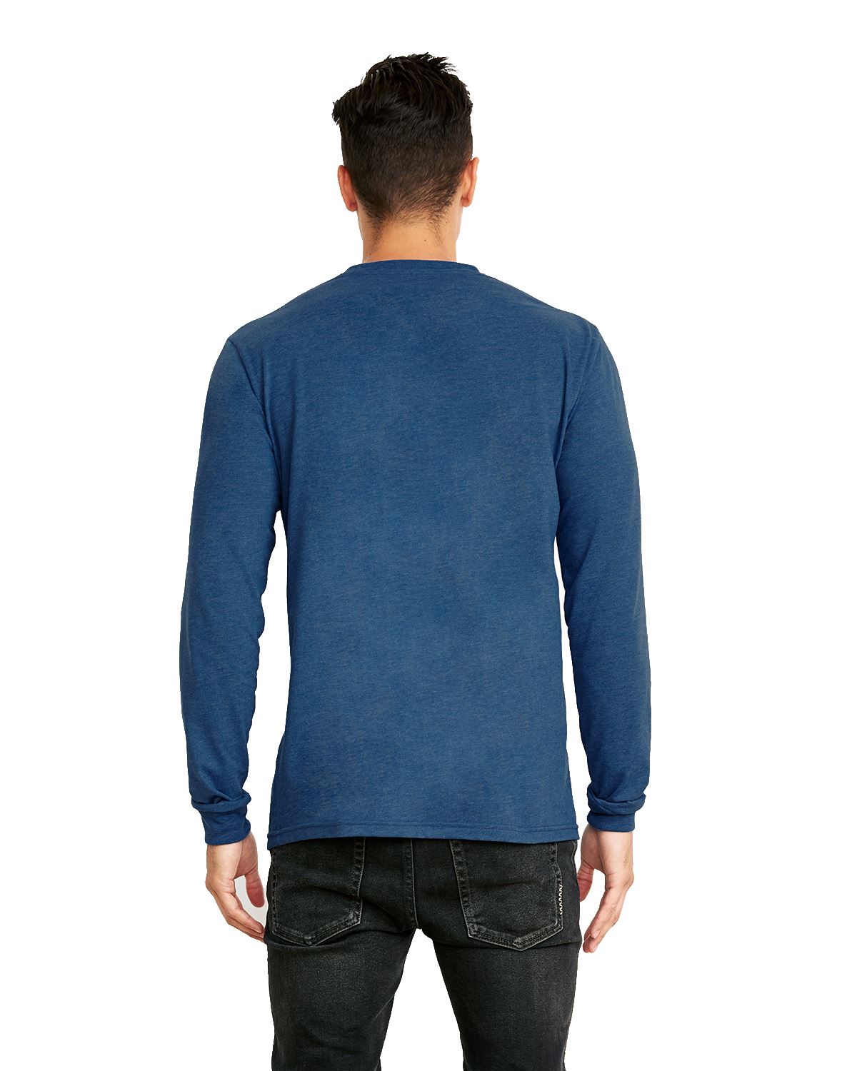 Next Level Men's Premium Fit Sueded Long Sleeve Crew neck TShirt M6411 eBay