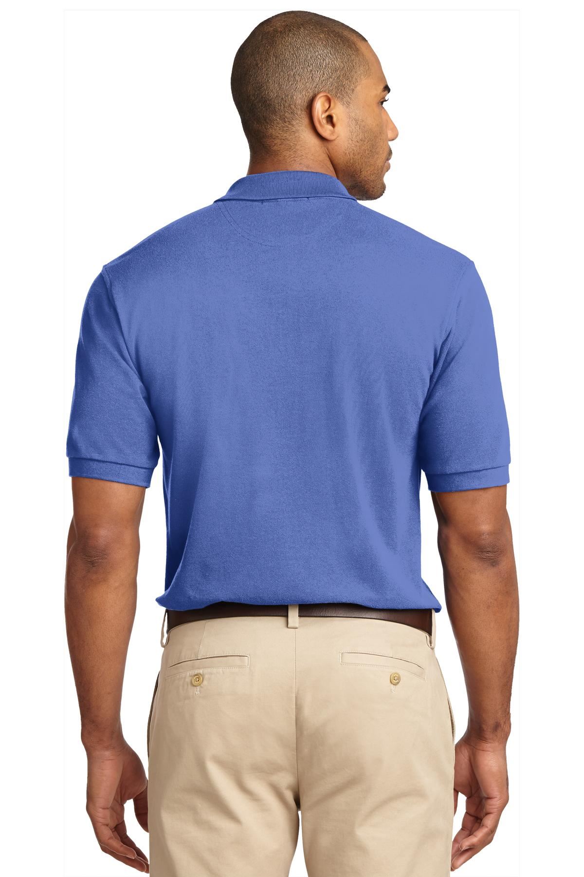 Port Authority Mens Short Sleeve Heavyweight Cotton Pique Polo Shirt K420 - Picture 13 of 42