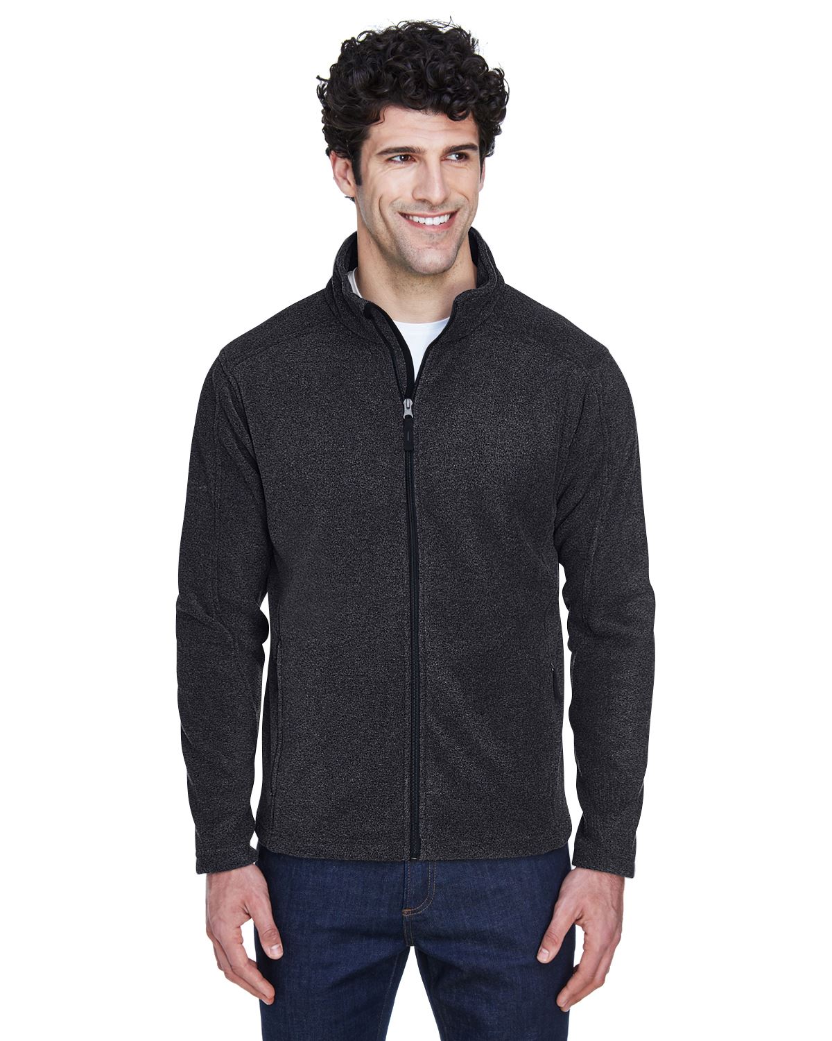 Core 365 Mens Tall Journey Fleece Jacket 88190T - Picture 9 of 11