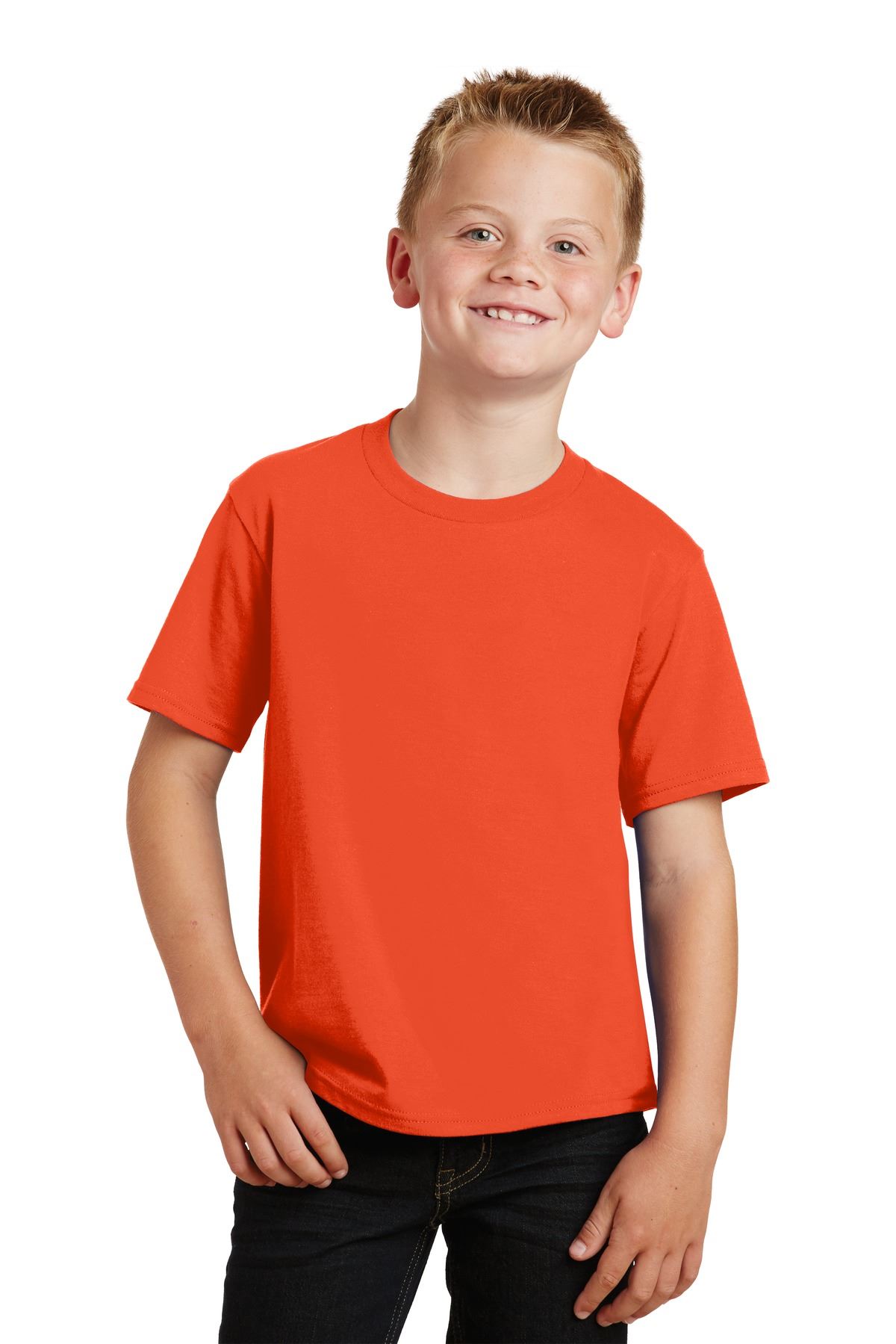 Port & Company Youth Short Sleeve Fan Favorite Crew Neck T-Shirt PC450Y - Picture 35 of 51