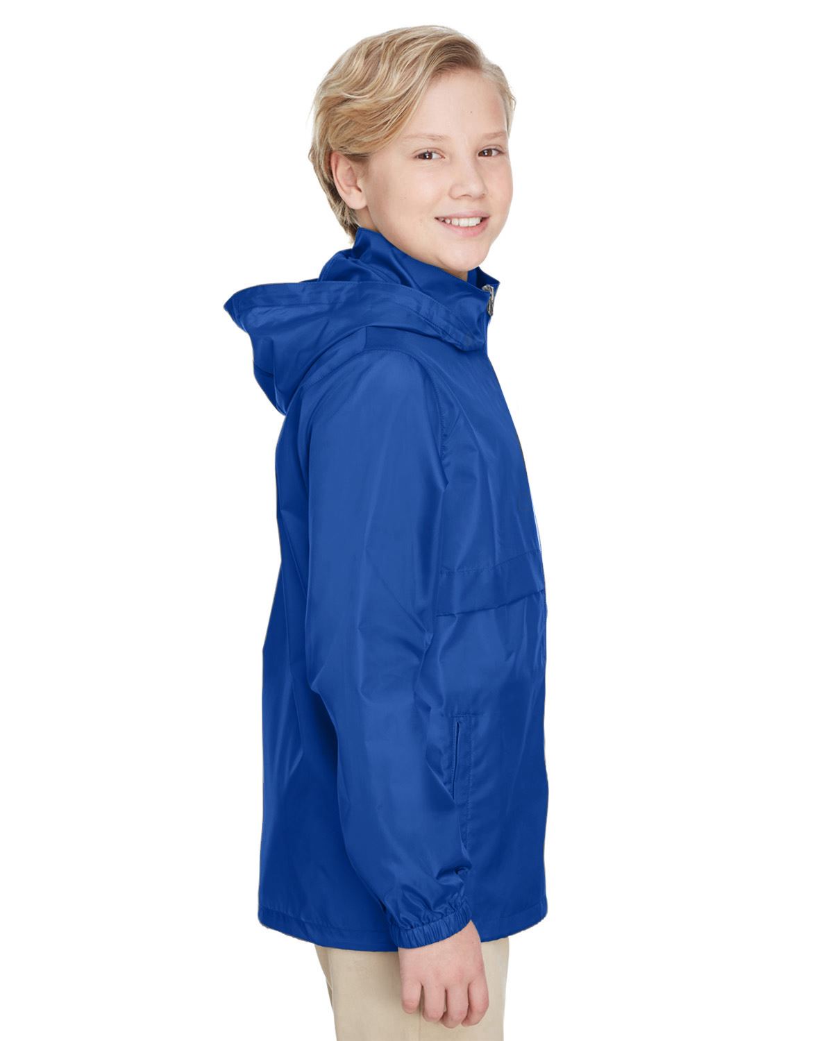 Team 365 Boys Lightweight Jacket Full Zip Water Resistant Finish TT73Y - Picture 32 of 35