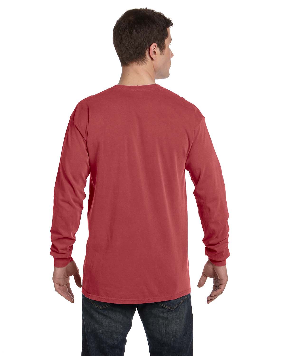 Comfort Colors Mens T-Shirt Long Sleeve Garment Dyed Preshrunk Tee C6014 - Picture 16 of 70