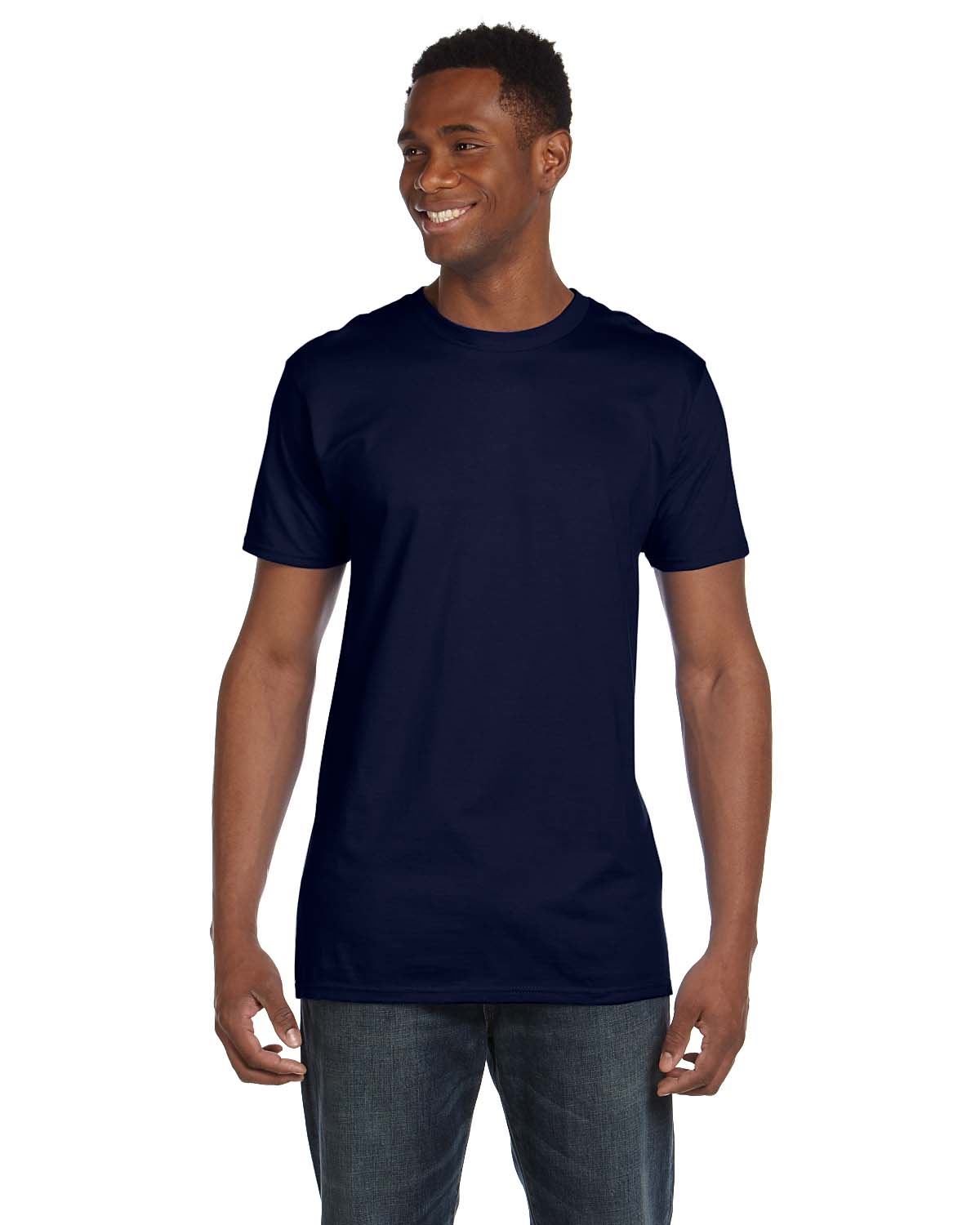 Hanes Mens T-Shirt Ringspun Cotton 4.5 oz Light Weight S-3XL M-4980 - Picture 37 of 49