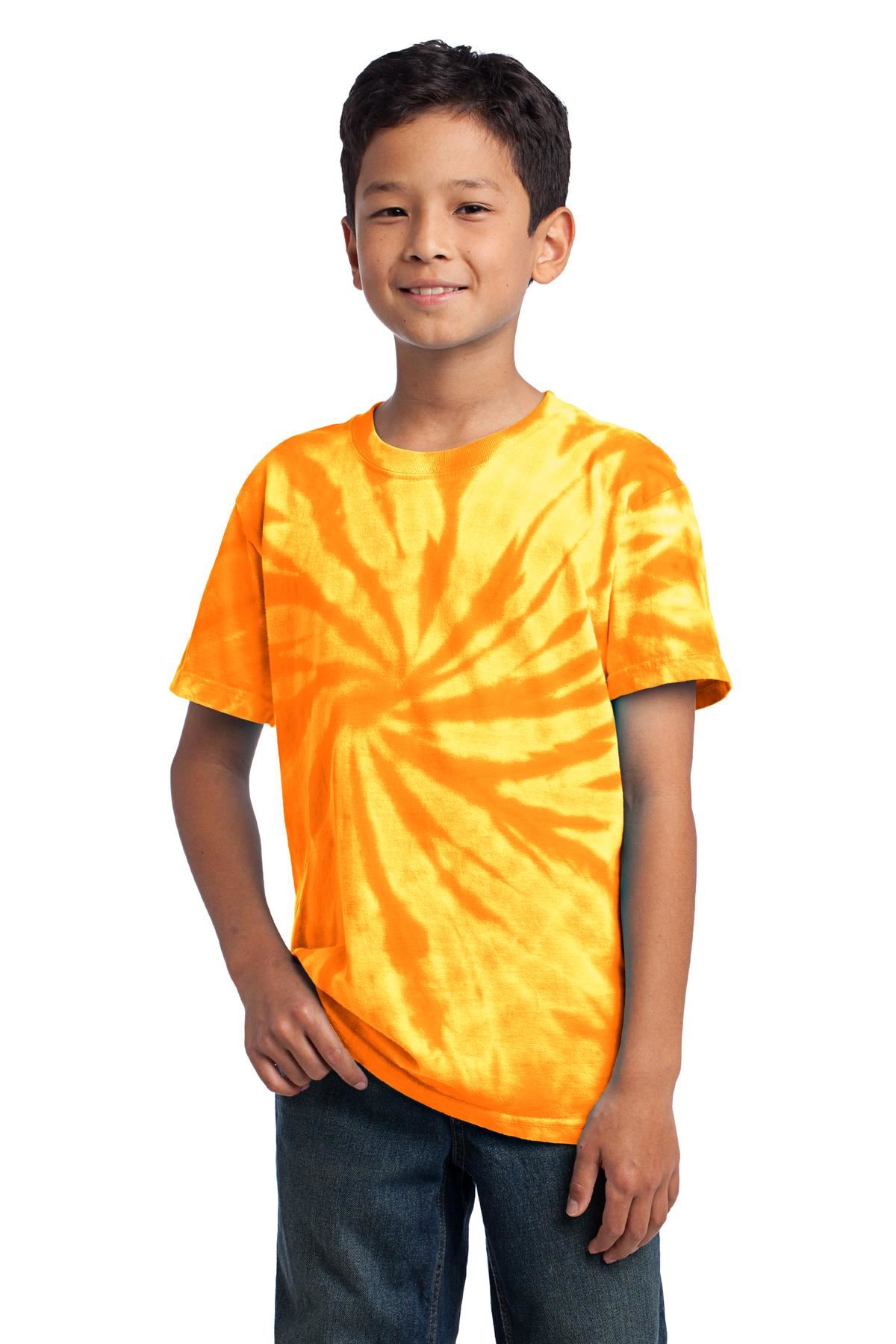 Port & Company Youth Short Sleeve 100% Cotton Tie-Dye T-Shirt PC147Y - Picture 10 of 43