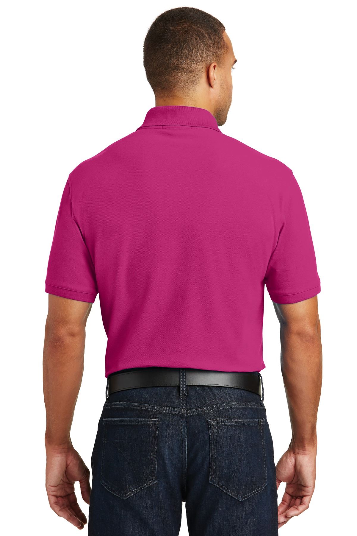 NEW Port Authority Mens 3 Button Placket Core Classic Pique Polo Shirt M-K100 - Picture 25 of 35