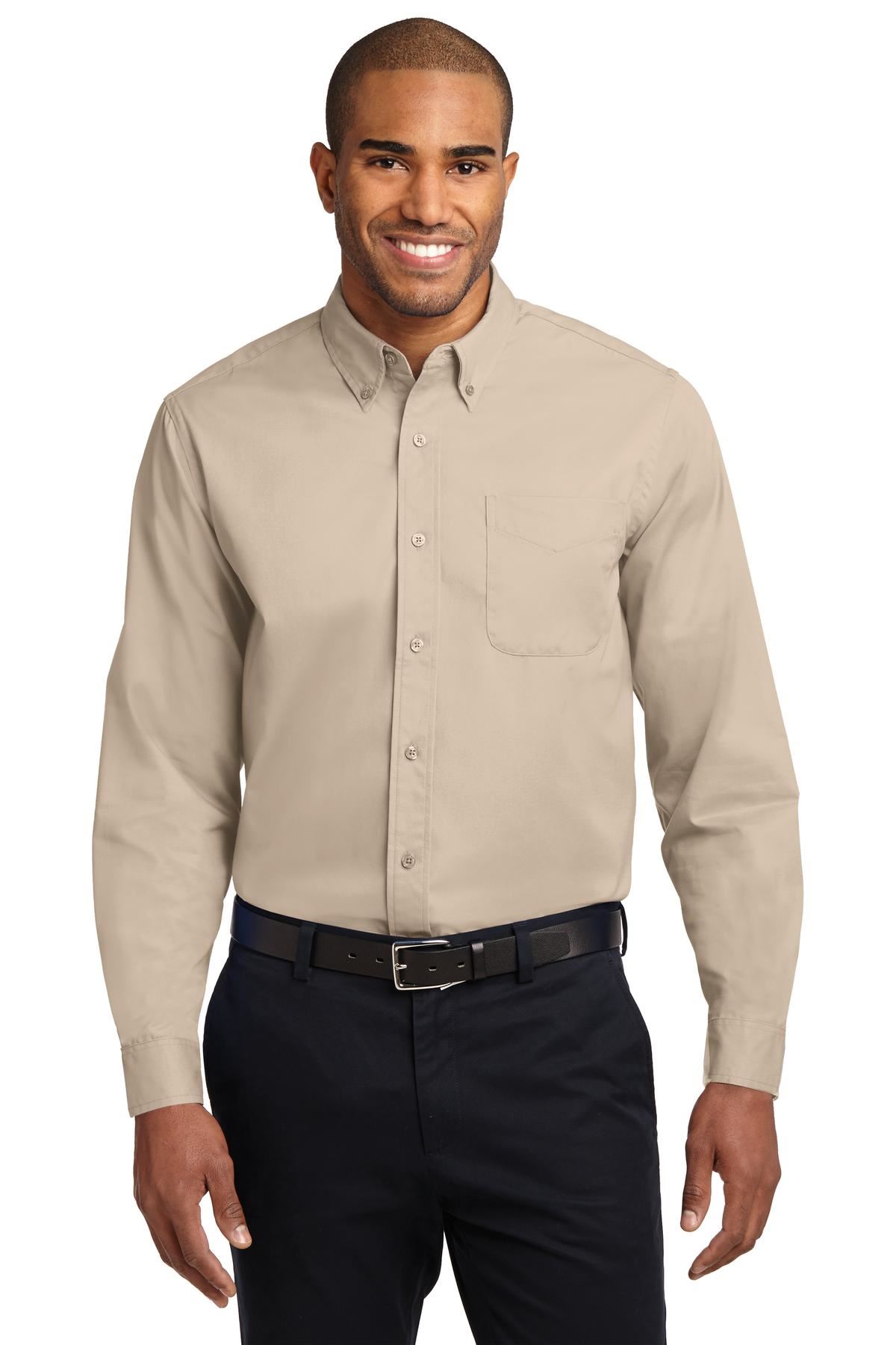 Port Authority Long Sleeve Button Down collar Easy Care Shirt S608 - Picture 41 of 51