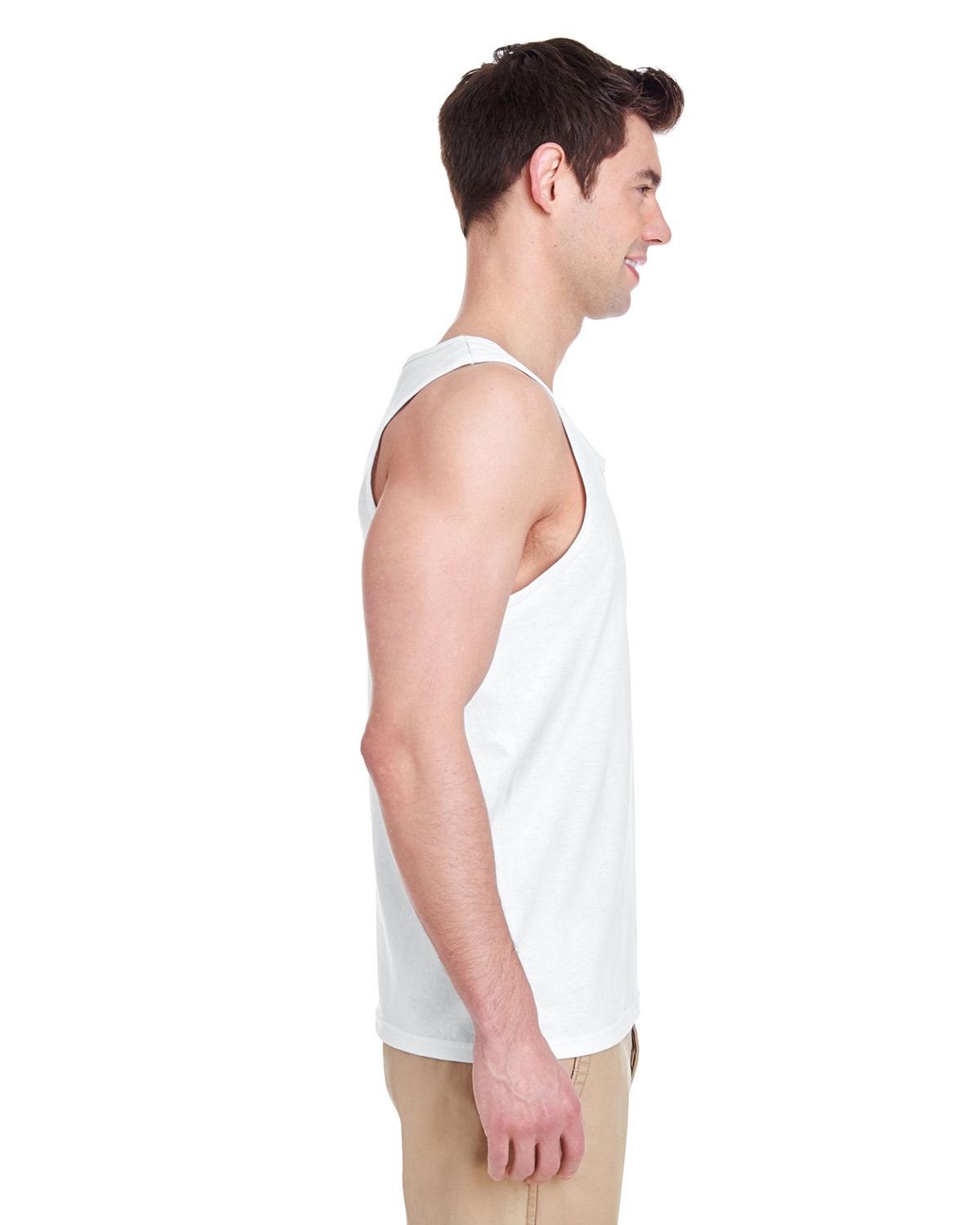 Gildan Adult Heavy Cotton 5.3 oz. Preshrunk Jersey Knit Tank Top G520 XS-3XL - Picture 47 of 47