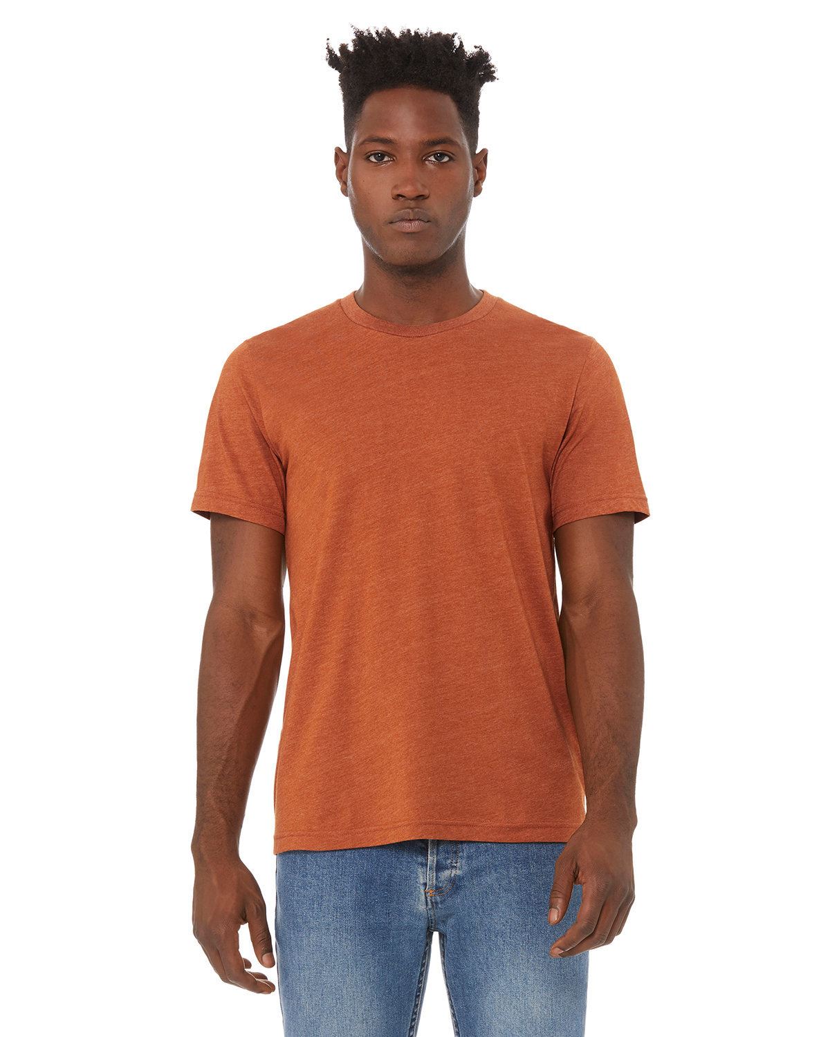 BELLA+CANVAS Unisex Short Sleeve Heather CVC Crew Neck Stylish T-Shirt 3001CVC - Picture 8 of 51