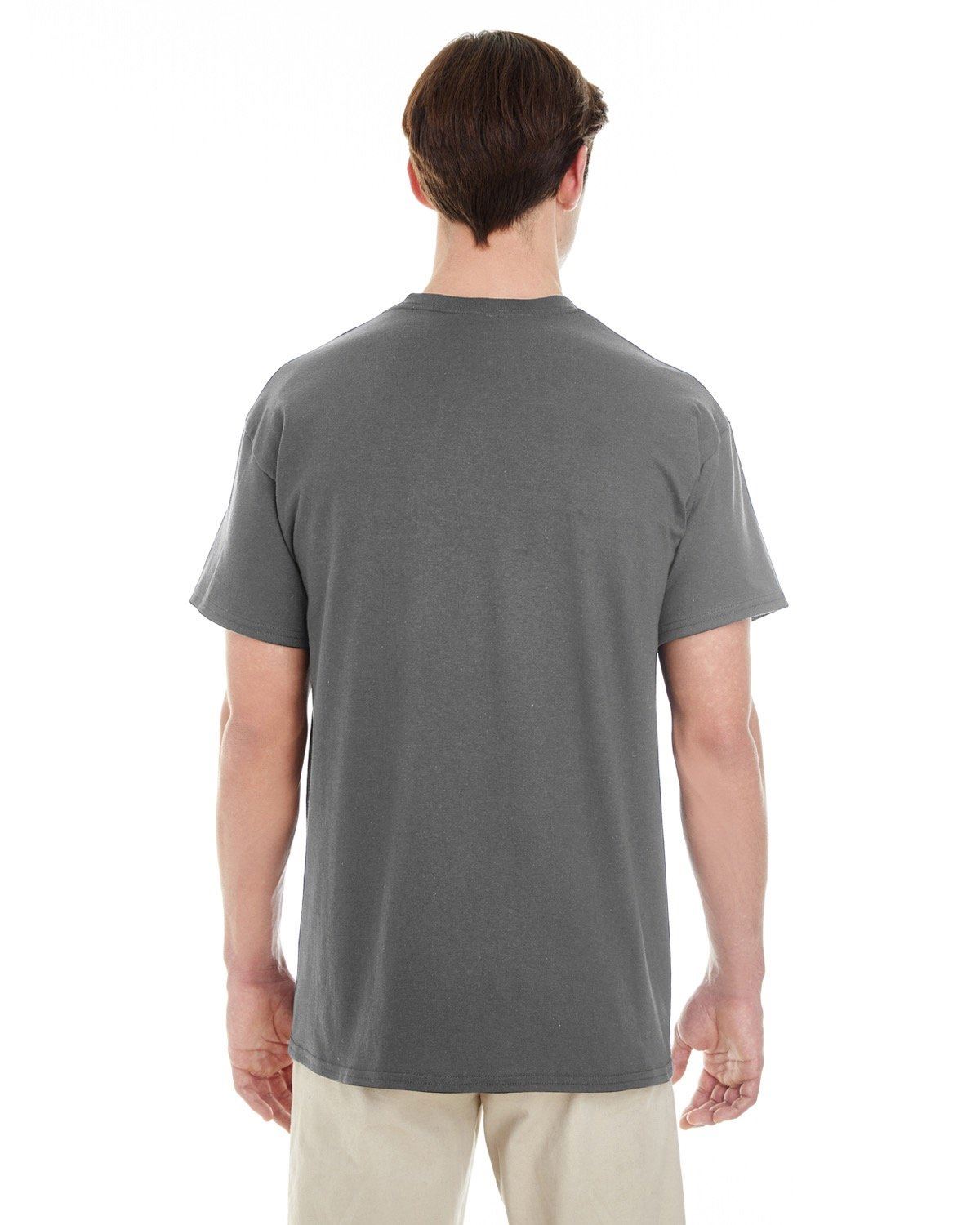 Gildan Mens Heavy Cotton Double Needle Pocket T-Shirt G530 5300 - Picture 7 of 41