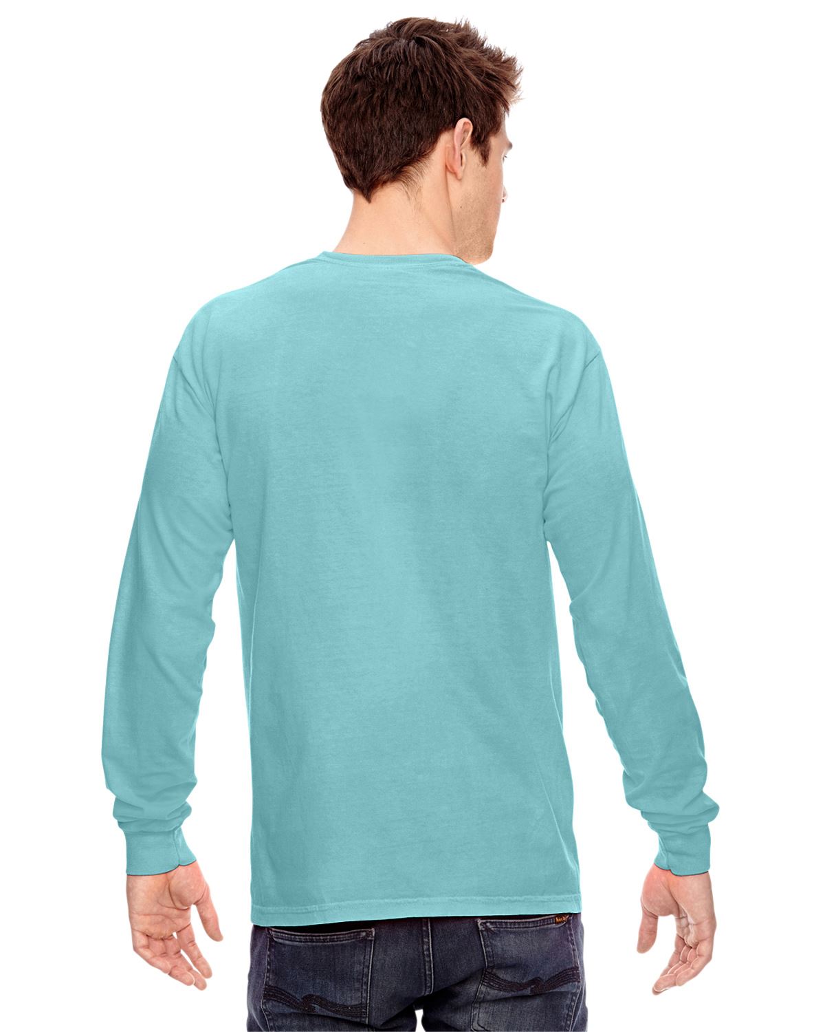 Comfort Colors Mens T-Shirt Long Sleeve Garment Dyed Preshrunk Tee C6014 - Picture 13 of 70