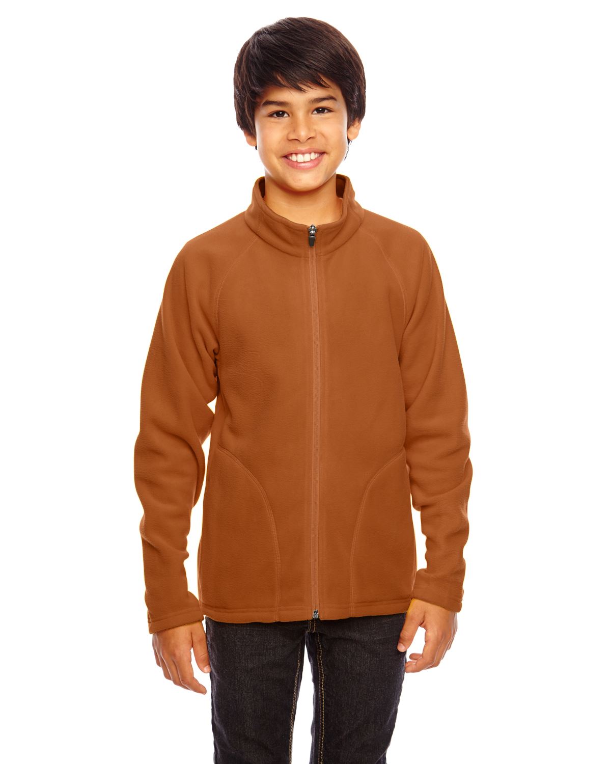 Team 365 Fleece Jacket Youth Campus Microfleece Jacket TT90Y - Picture 9 of 44