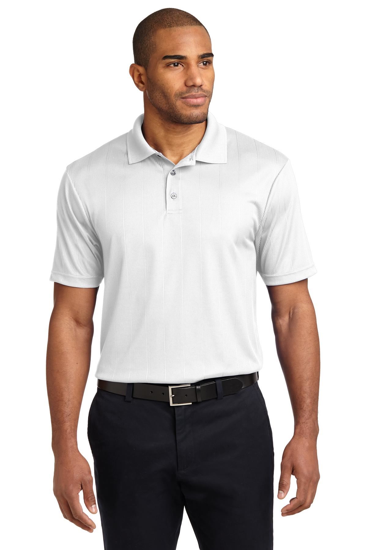 Port Authority Performance Fine Jacquard Polo Shirt K528 - Picture 14 of 14