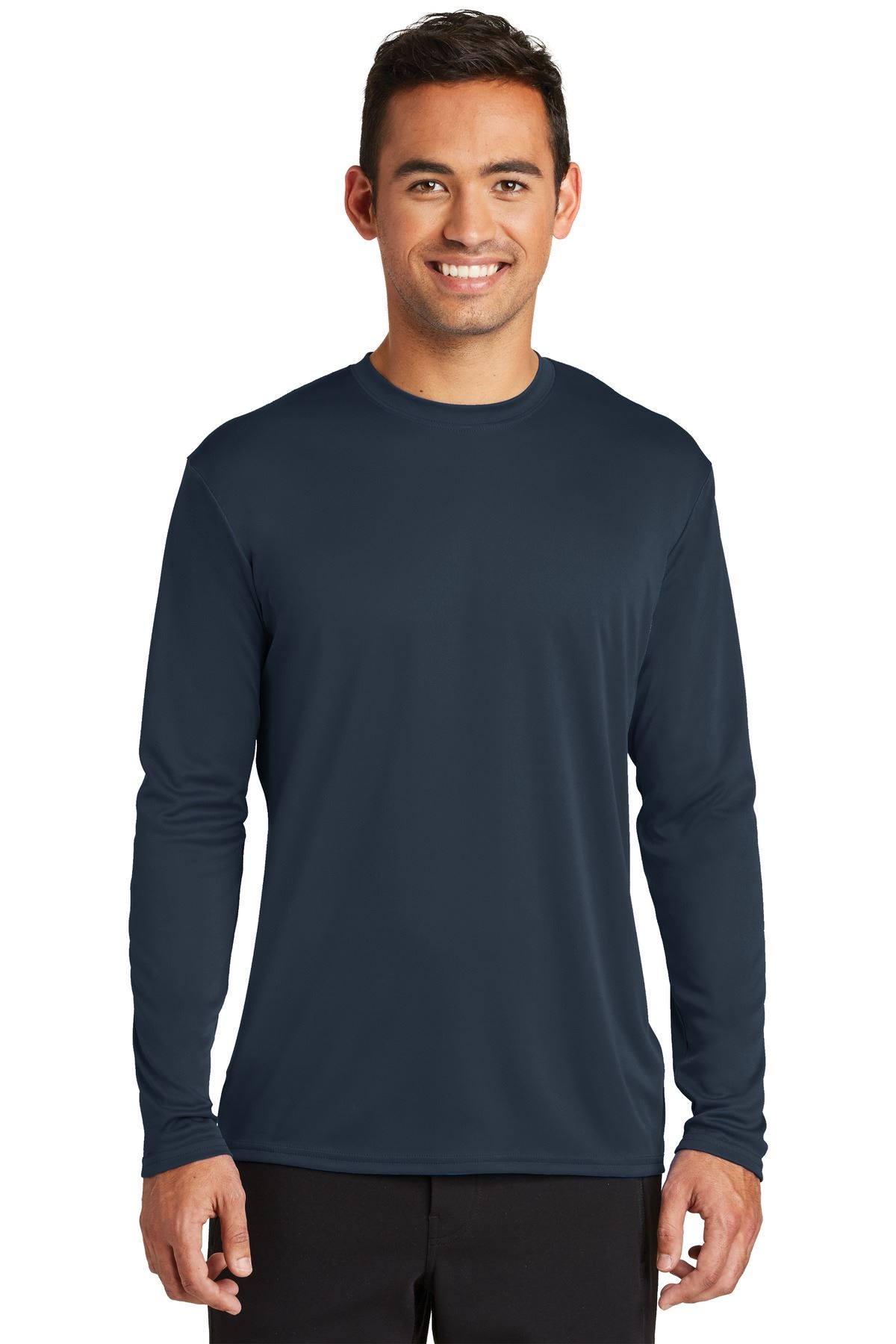 Port & Company Mens Dri-Fit Long Sleeve Workout UPF50 Protection T-Shirt PC380LS - Picture 8 of 21