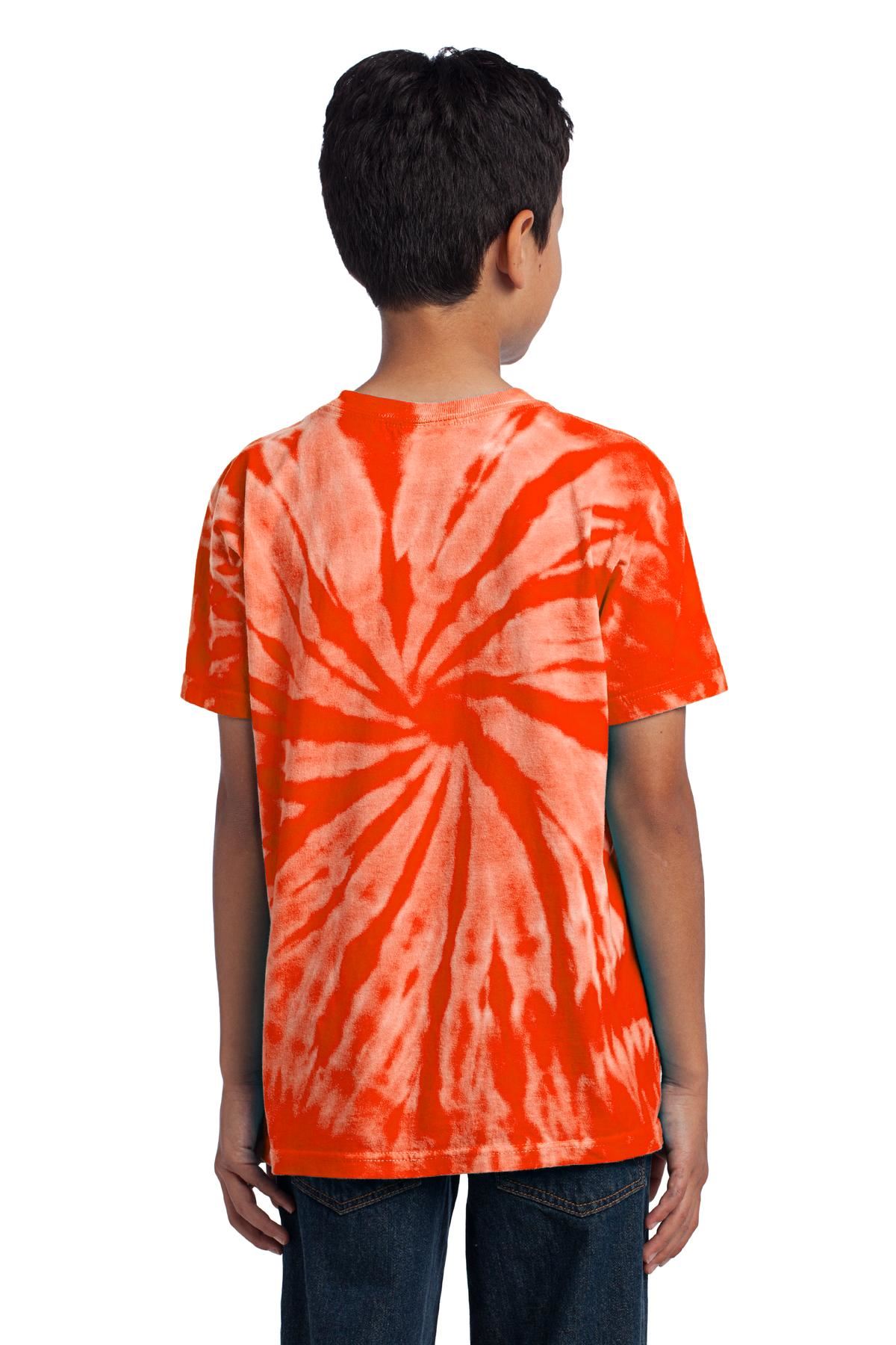Port & Company Youth Short Sleeve 100% Cotton Tie-Dye T-Shirt PC147Y - Picture 25 of 43