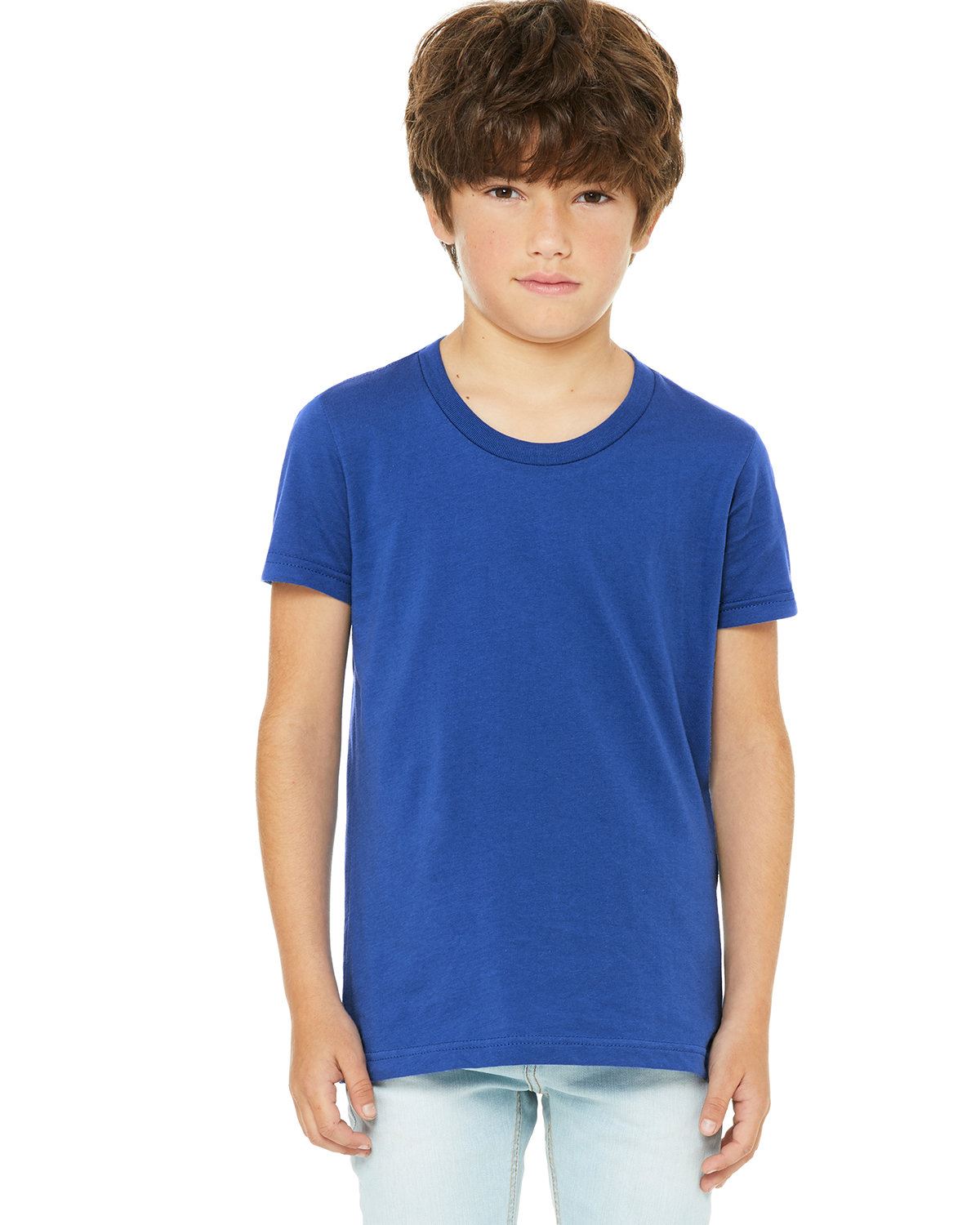 Bella + Canvas Youth Jersey Short-Sleeves Cotton T-Shirt 3001Y - Picture 38 of 41