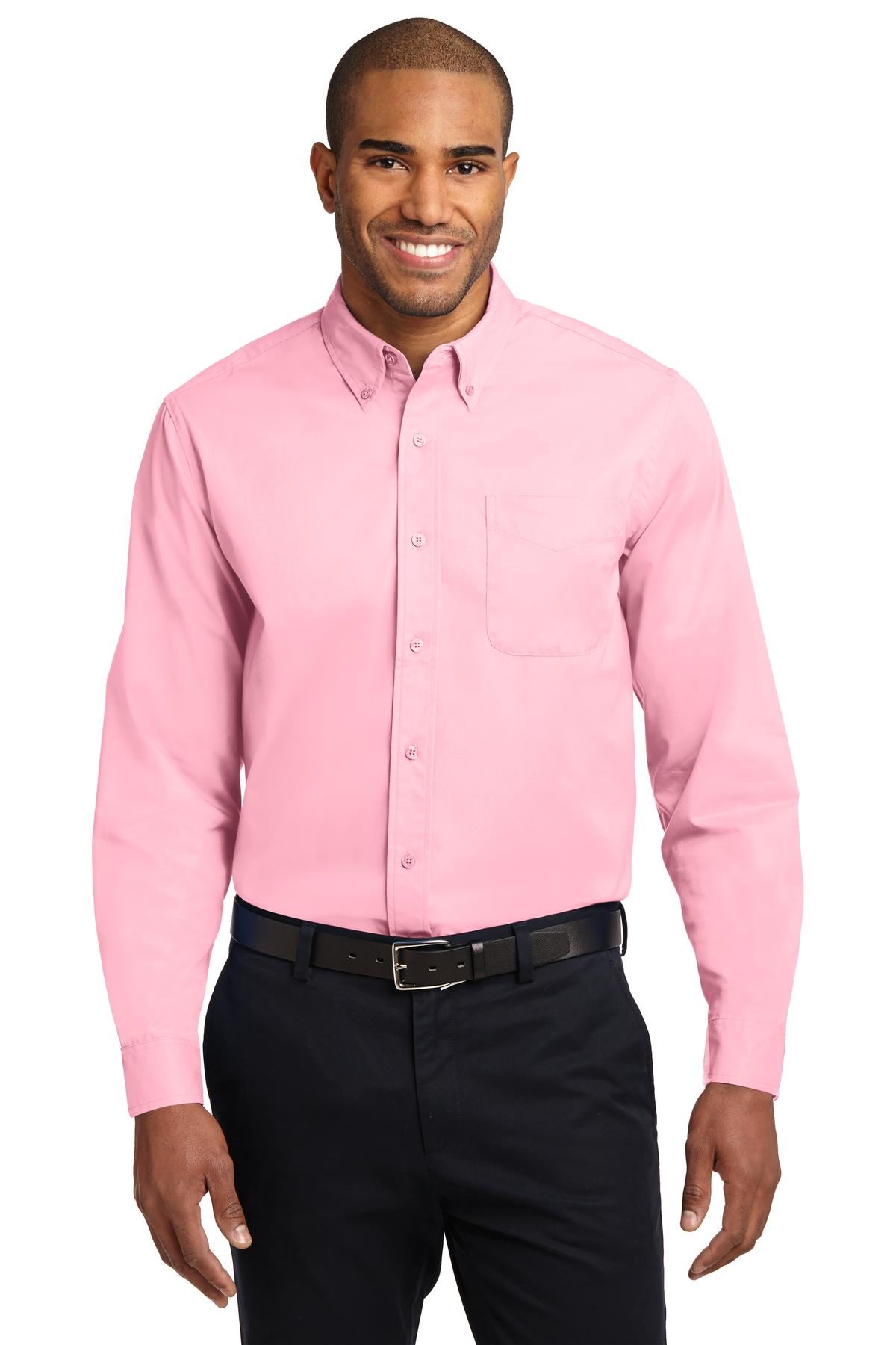 Port Authority Long Sleeve Button Down collar Easy Care Shirt S608 - Picture 24 of 51
